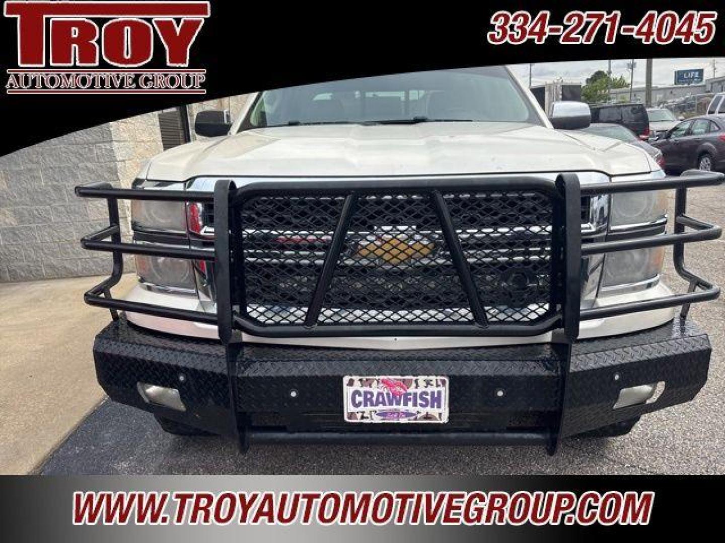 2014 White Diamond Clearcoat /Cocoa/Dune Chevrolet Silverado 1500 LTZ (3GCUKSEC5EG) with an EcoTec3 5.3L V8 Flex Fuel engine, Automatic transmission, located at 6812 Atlanta Hwy, Montgomery, AL, 36117, (334) 271-4045, 32.382118, -86.178673 - Power Sunroof!!<br>Heated/Cooled Seats!!<br>3 Lift Kit!<br>35x12.50x20 Toyo Mts<br>Ranch hand bumper replacement!!<br>Tow Package!! - Photo#6