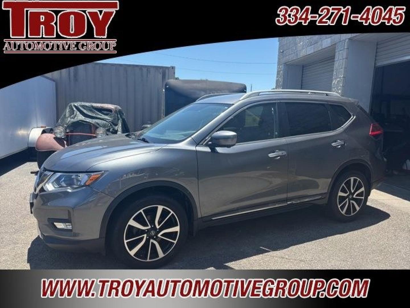 2019 Gun Metallic /Charcoal Nissan Rogue SL (5N1AT2MV7KC) with an 2.5L I4 DOHC 16V engine, CVT transmission, located at 6812 Atlanta Hwy, Montgomery, AL, 36117, (334) 271-4045, 32.382118, -86.178673 - Gun Metallic 2019 Nissan Rogue SL AWD 2.5L I4 DOHC 16V CVT with Xtronic<br><br>Financing Available---Top Value for Trades.<br><br>Odometer is 11284 miles below market average! 25/32 City/Highway MPG- Photo#0