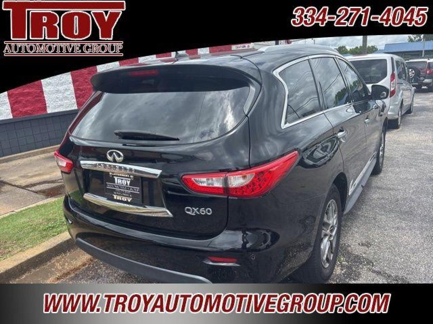 2014 Black Obsidian /Wheat INFINITI QX60 Base (5N1AL0MN3EC) with an 3.5L V6 engine, CVT transmission, located at 6812 Atlanta Hwy, Montgomery, AL, 36117, (334) 271-4045, 32.382118, -86.178673 - Black Obsidian 2014 INFINITI QX60 FWD 3.5L V6 Sport-Tuned CVT<br><br>Financing Available---Top Value for Trades.<br><br>Odometer is 8385 miles below market average! 20/26 City/Highway MPG<br><br><br>Reviews:<br> * Ample passenger room in all three rows; smooth and quite ride; classy interior design - Photo#4