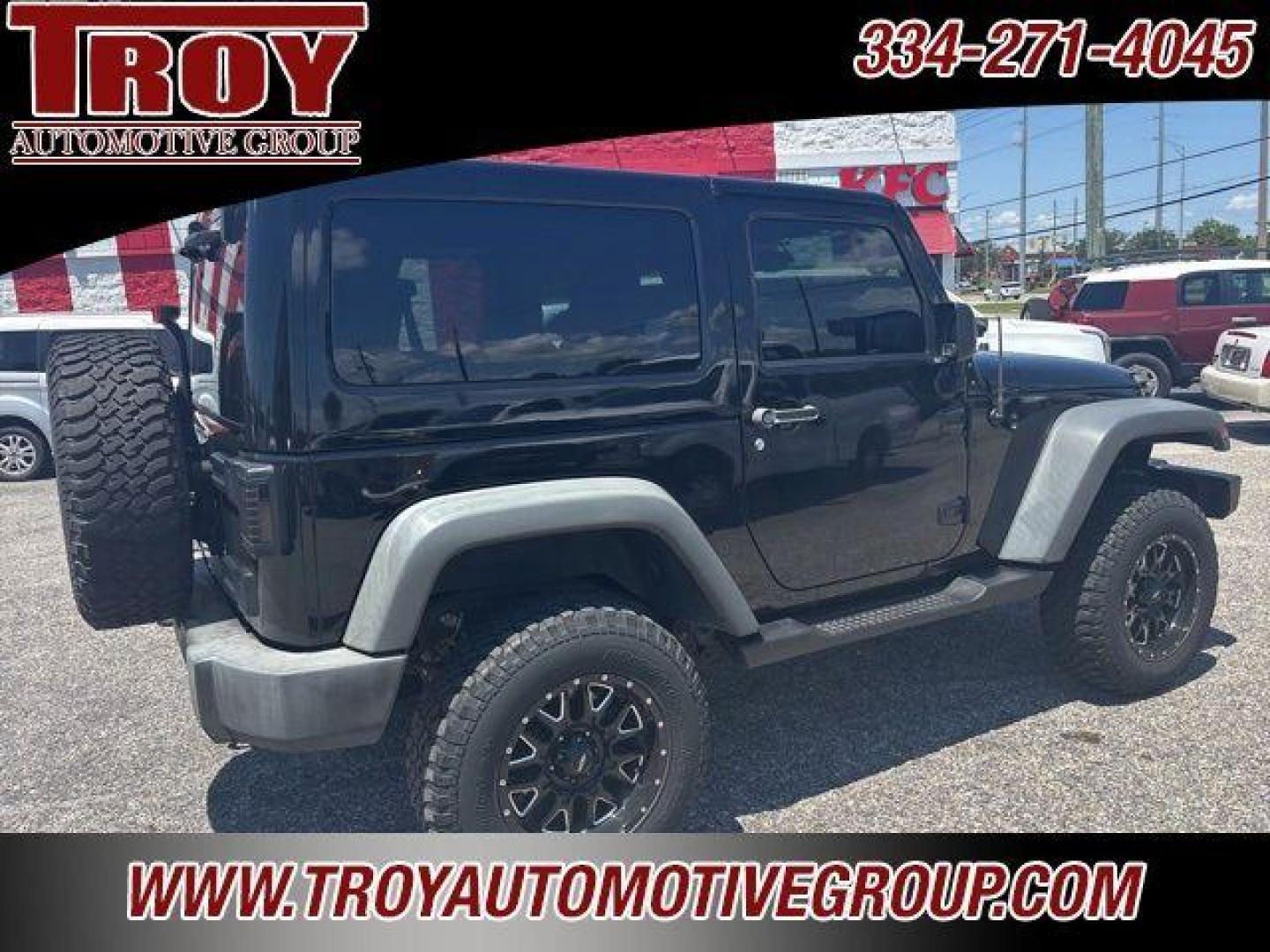 2017 Black Clearcoat /Black Jeep Wrangler Sport (1C4AJWAG0HL) with an 3.6L V6 24V VVT engine, Automatic transmission, located at 6812 Atlanta Hwy, Montgomery, AL, 36117, (334) 271-4045, 32.382118, -86.178673 - Painted to match hardtop!!<br>Power Windows/Locks!!<br>Full Matching Spare!!<br>2-Master Keys!!<br>Alpine factory premium stereo!!<br>Prp premium seat covers!!<br>2 Fox Lift Kit!!<br> - Photo#9