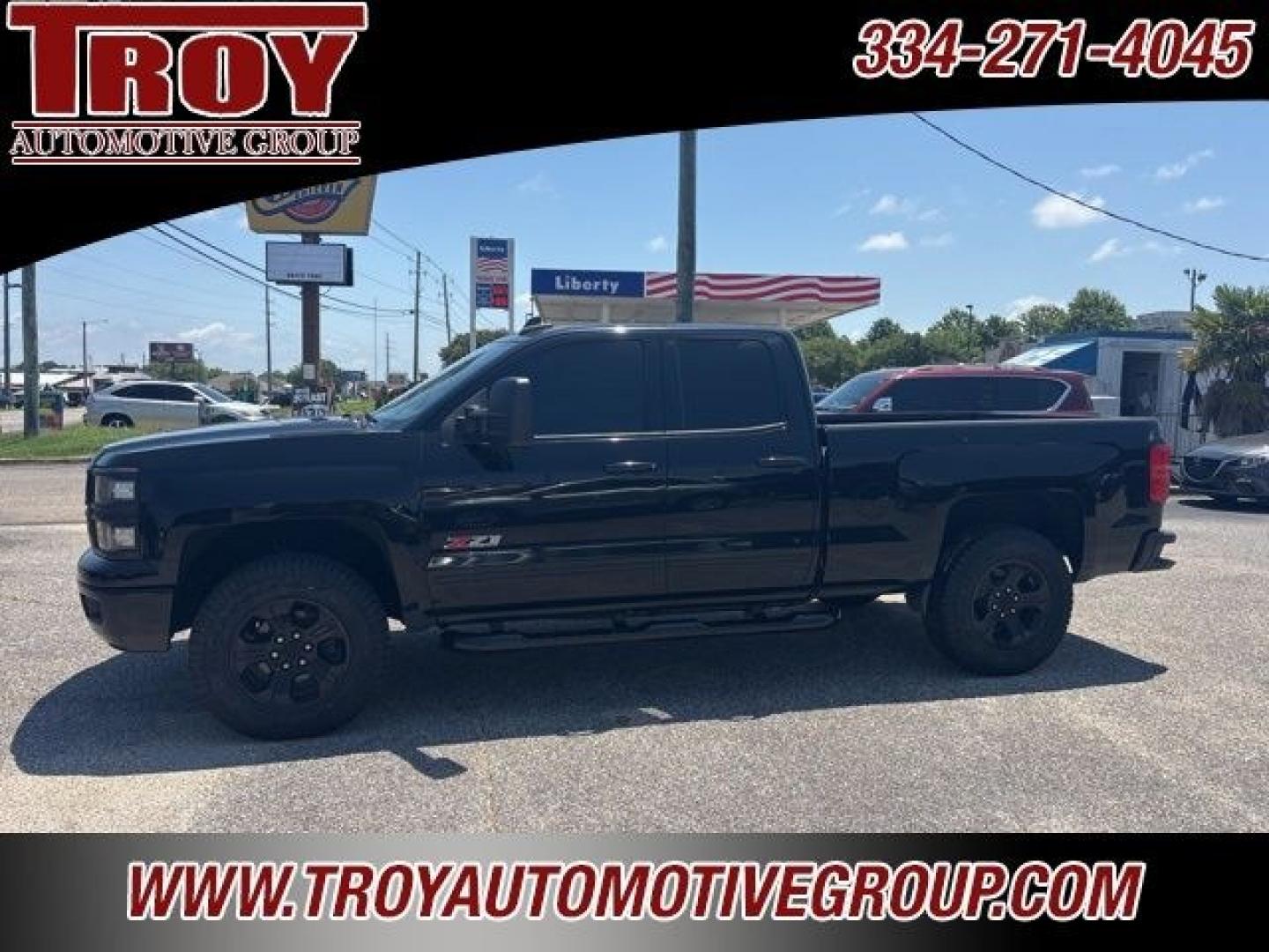 2015 Black /Jet Black Chevrolet Silverado 1500 LT (1GCVKREC4FZ) with an EcoTec3 5.3L V8 engine, Automatic transmission, located at 6812 Atlanta Hwy, Montgomery, AL, 36117, (334) 271-4045, 32.382118, -86.178673 - Navigation!!! New Tires!!<br>Leveling Kit!!<br>Step Bars!!<br>Leather Interior!!Black 2015 Chevrolet Silverado 1500 LT 4WD LT2 EcoTec3 5.3L V8 6-Speed Automatic Electronic with Overdrive<br><br>Financing Available---Top Value for Trades.<br><br>Odometer is 14628 miles below market average!<br><br><- Photo#0