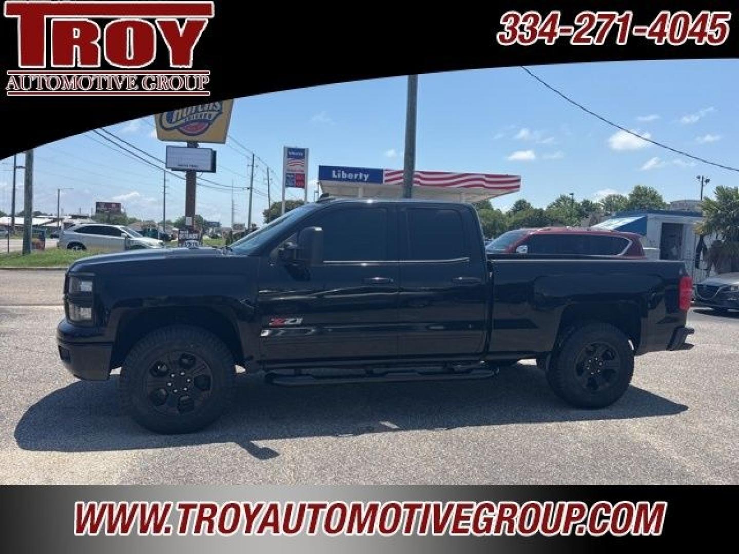 2015 Black /Jet Black Chevrolet Silverado 1500 LT (1GCVKREC4FZ) with an EcoTec3 5.3L V8 engine, Automatic transmission, located at 6812 Atlanta Hwy, Montgomery, AL, 36117, (334) 271-4045, 32.382118, -86.178673 - Navigation!!! New Tires!!<br>Leveling Kit!!<br>Step Bars!!<br>Leather Interior!!Black 2015 Chevrolet Silverado 1500 LT 4WD LT2 EcoTec3 5.3L V8 6-Speed Automatic Electronic with Overdrive<br><br>Financing Available---Top Value for Trades.<br><br>Odometer is 14628 miles below market average!<br><br><- Photo#1