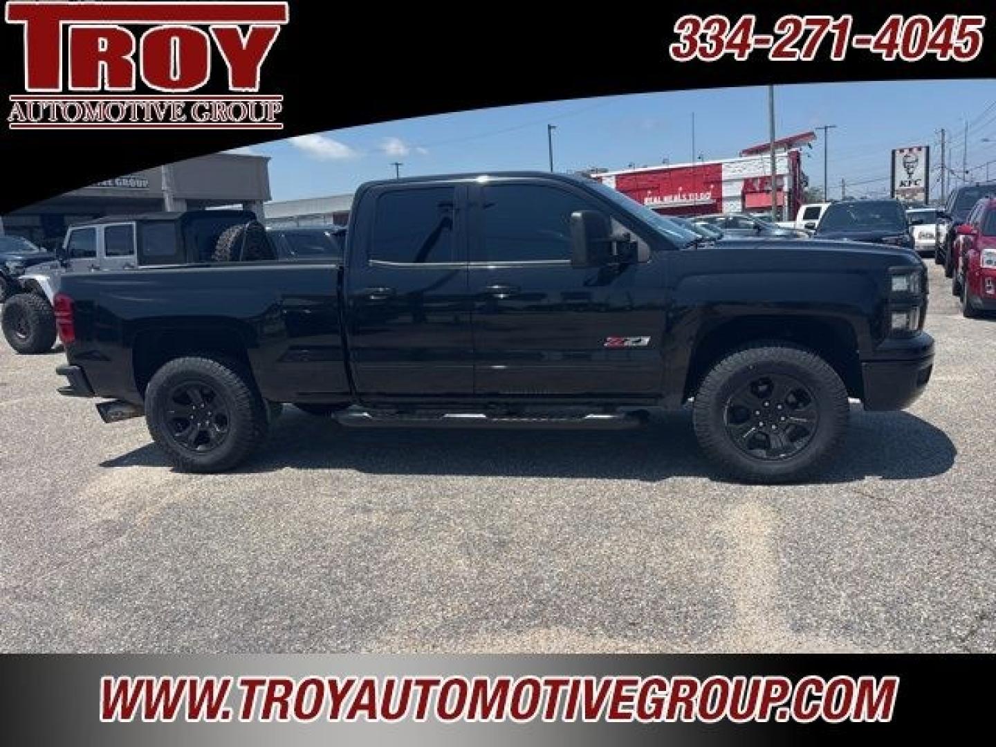 2015 Black /Jet Black Chevrolet Silverado 1500 LT (1GCVKREC4FZ) with an EcoTec3 5.3L V8 engine, Automatic transmission, located at 6812 Atlanta Hwy, Montgomery, AL, 36117, (334) 271-4045, 32.382118, -86.178673 - Navigation!!! New Tires!!<br>Leveling Kit!!<br>Step Bars!!<br>Leather Interior!!Black 2015 Chevrolet Silverado 1500 LT 4WD LT2 EcoTec3 5.3L V8 6-Speed Automatic Electronic with Overdrive<br><br>Financing Available---Top Value for Trades.<br><br>Odometer is 14628 miles below market average!<br><br><- Photo#10