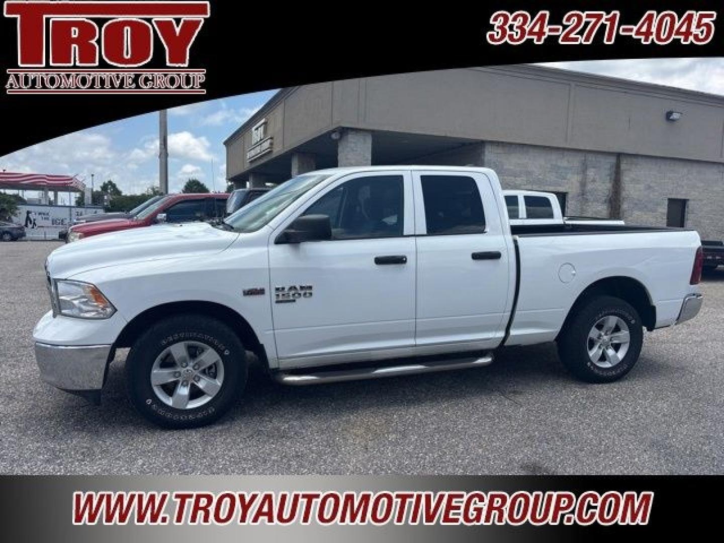 2019 Bright White Clearcoat /Diesel Gray/Black Ram 1500 Classic Tradesman (1C6RR6FT2KS) with an HEMI 5.7L V8 Multi Displacement VVT engine, Automatic transmission, located at 6812 Atlanta Hwy, Montgomery, AL, 36117, (334) 271-4045, 32.382118, -86.178673 - Bright White Clearcoat 2019 Ram 1500 Classic Tradesman RWD HEMI 5.7L V8 Multi Displacement VVT 8-Speed Automatic<br><br>Financing Available---Top Value for Trades.- Photo#0