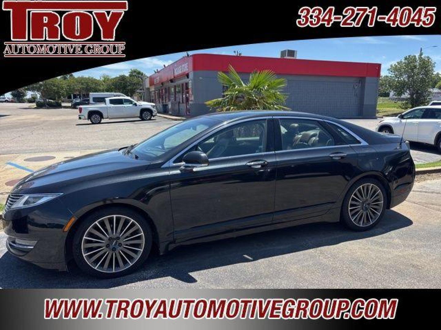 2014 Tuxedo Black /Hazelnut Lincoln MKZ Base (3LN6L2G9XER) with an EcoBoost 2.0L I4 GTDi DOHC Turbocharged VCT engine, Automatic transmission, located at 6812 Atlanta Hwy, Montgomery, AL, 36117, (334) 271-4045, 32.382118, -86.178673 - Tuxedo Black 2014 Lincoln MKZ FWD EcoBoost 2.0L I4 GTDi DOHC Turbocharged VCT 6-Speed Automatic with Select-Shift<br><br>Financing Available---Top Value for Trades.<br><br>Odometer is 6095 miles below market average! 22/33 City/Highway MPG<br><br><br>Awards:<br> * 2014 IIHS Top Safety Pick+<br><br> - Photo#2