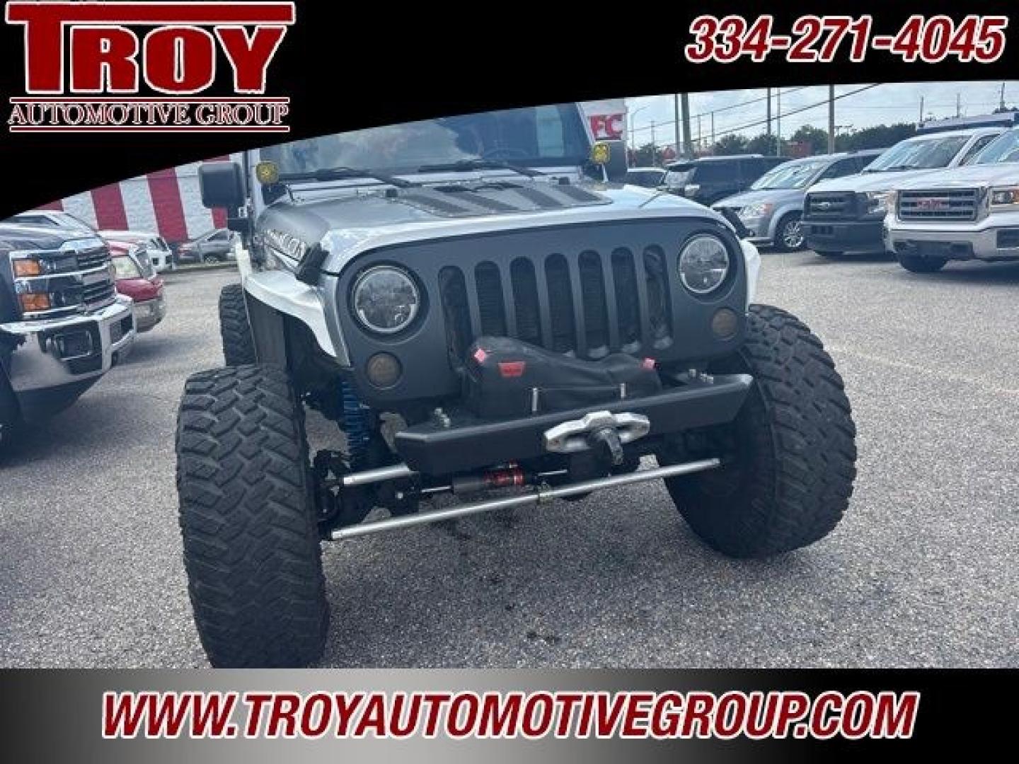2013 Billet Metallic Clearcoat /Black Interior Jeep Wrangler Unlimited Rubicon (1C4BJWFG2DL) with an 3.6L V6 24V VVT engine, Automatic transmission, located at 6812 Atlanta Hwy, Montgomery, AL, 36117, (334) 271-4045, 32.382118, -86.178673 - Over $13,000 In Modifications! Built Rubicon!<br>Teraflex Speed Bumps!!<br><br>No Expense Spared On Quality Up Grades !!<br>38x13.50x17 -Nittos Trail Grappler!!<br>Battle Born Forged Bead Lock Wheels!!<br>EVO Tire Carrier w/New Full Matchjng Spare!!<br>RPM Drag Link and Tie Rods!!<br>King Off Road- Photo#4