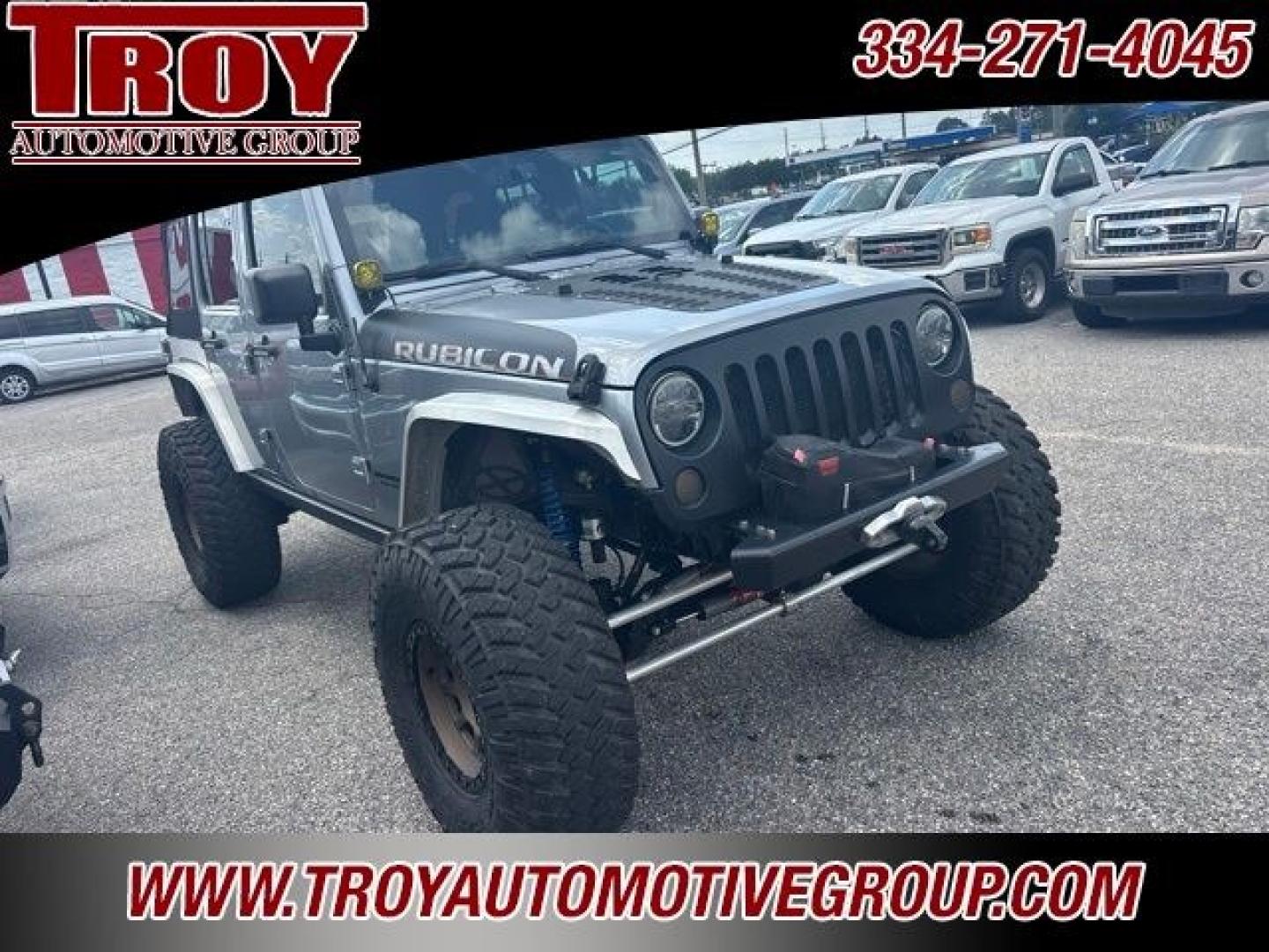 2013 Billet Metallic Clearcoat /Black Interior Jeep Wrangler Unlimited Rubicon (1C4BJWFG2DL) with an 3.6L V6 24V VVT engine, Automatic transmission, located at 6812 Atlanta Hwy, Montgomery, AL, 36117, (334) 271-4045, 32.382118, -86.178673 - Over $13,000 In Modifications! Built Rubicon!<br>Teraflex Speed Bumps!!<br><br>No Expense Spared On Quality Up Grades !!<br>38x13.50x17 -Nittos Trail Grappler!!<br>Battle Born Forged Bead Lock Wheels!!<br>EVO Tire Carrier w/New Full Matchjng Spare!!<br>RPM Drag Link and Tie Rods!!<br>King Off Road- Photo#5