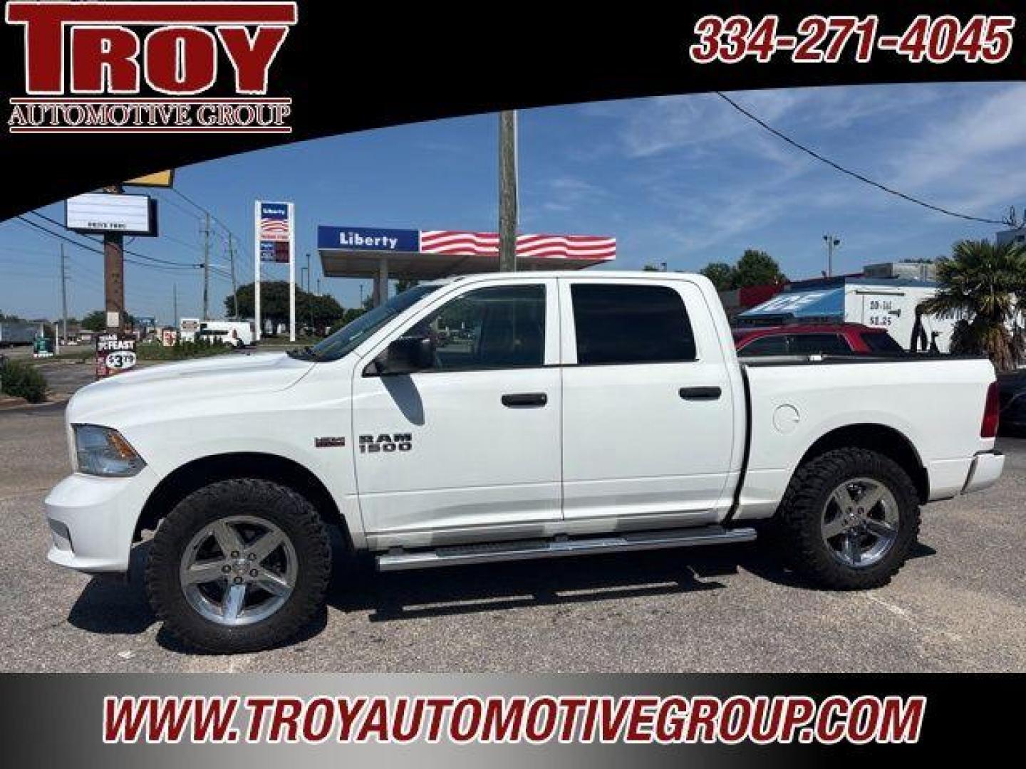 2016 Bright White Clearcoat /Diesel Gray/Black Ram 1500 Express (3C6RR7KT2GG) with an HEMI 5.7L V8 Multi Displacement VVT engine, Automatic transmission, located at 6812 Atlanta Hwy, Montgomery, AL, 36117, (334) 271-4045, 32.382118, -86.178673 - Bright White Clearcoat 2016 Ram 1500 Express 4WD HEMI 5.7L V8 Multi Displacement VVT 8-Speed Automatic<br><br>Financing Available---Top Value for Trades. - Photo#0