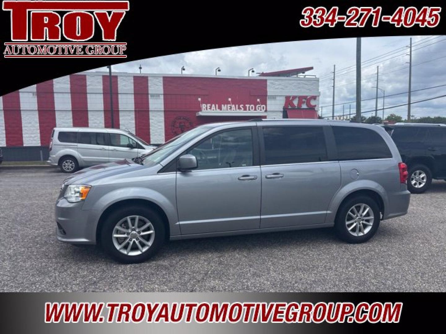 2019 Billet Clearcoat /Black/Light Graystone Dodge Grand Caravan SXT (2C4RDGCG9KR) with an 3.6L 6-Cylinder SMPI Flex Fuel DOHC engine, Automatic transmission, located at 6812 Atlanta Hwy, Montgomery, AL, 36117, (334) 271-4045, 32.382118, -86.178673 - Billet Silver Metallic Clearcoat 2019 Dodge Grand Caravan SXT FWD 3.6L 6-Cylinder SMPI Flex Fuel DOHC 6-Speed Automatic<br><br>Financing Available---Top Value for Trades.<br><br><br>Awards:<br> * 2019 KBB.com Brand Image Awards- Photo#1