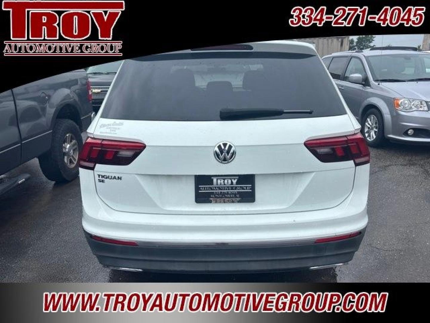 2021 Pure White /Titan Black Volkswagen Tiguan 2.0T SE (3VV3B7AXXMM) with an 2.0L TSI DOHC engine, Automatic transmission, located at 6812 Atlanta Hwy, Montgomery, AL, 36117, (334) 271-4045, 32.382118, -86.178673- Photo#4