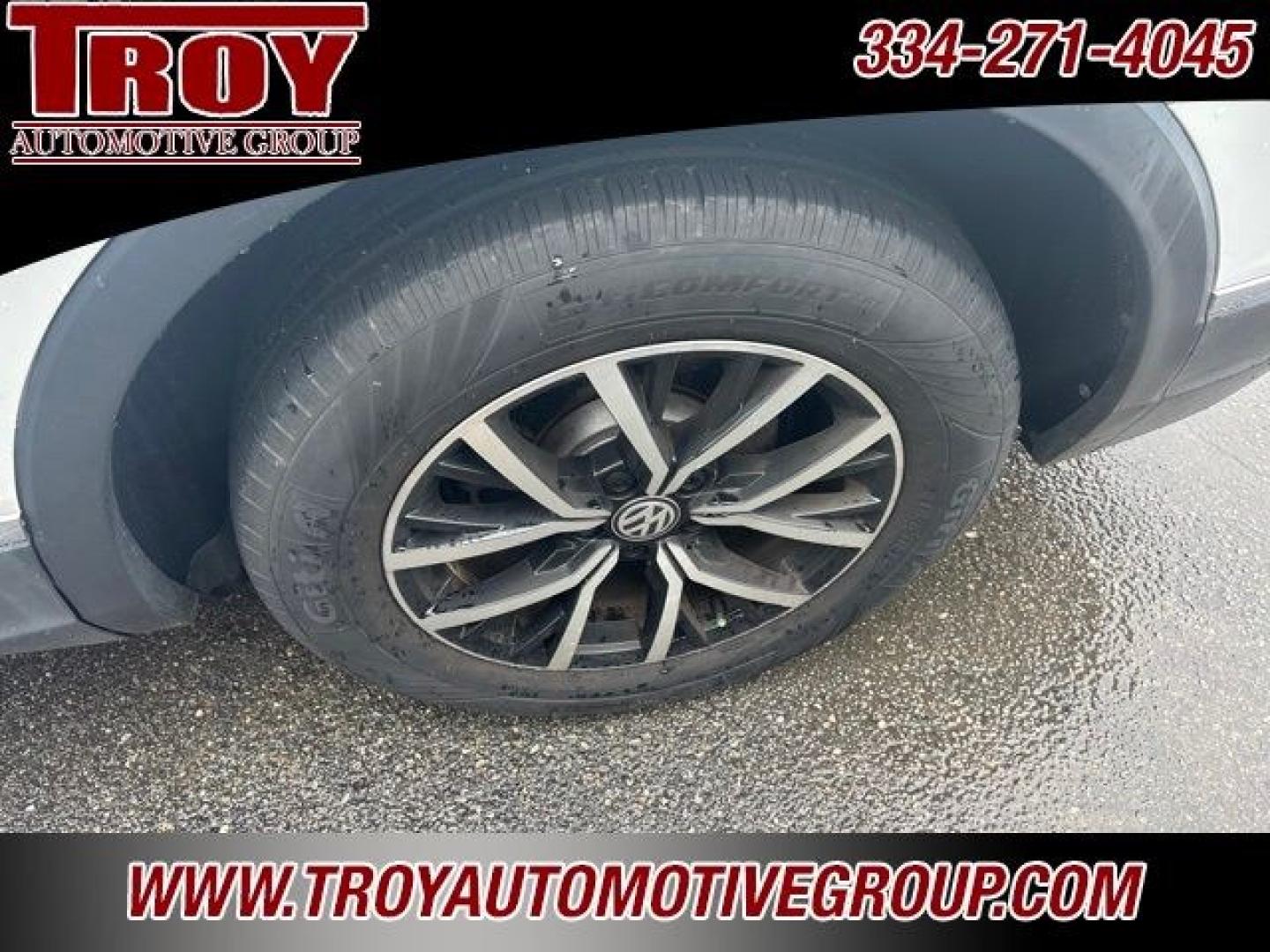 2021 Pure White /Titan Black Volkswagen Tiguan 2.0T SE (3VV3B7AXXMM) with an 2.0L TSI DOHC engine, Automatic transmission, located at 6812 Atlanta Hwy, Montgomery, AL, 36117, (334) 271-4045, 32.382118, -86.178673- Photo#9