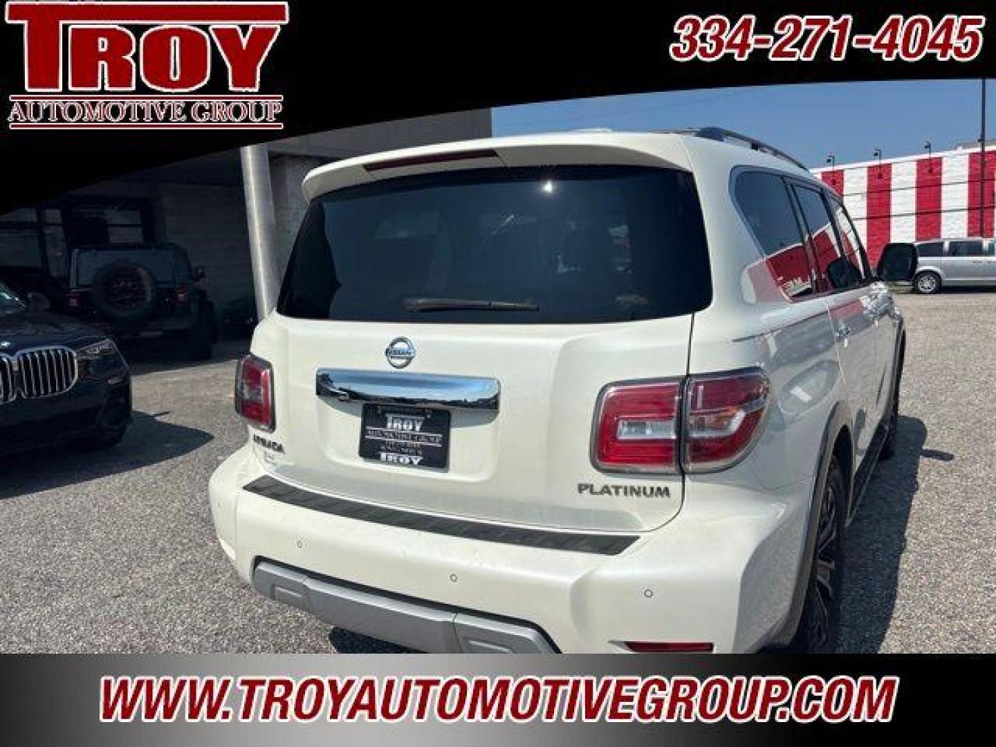 2017 Pearl White /Tan Nissan Armada Platinum (JN8AY2NF8H9) with an 5.6L V8 DOHC 32V Endurance engine, Automatic transmission, located at 6812 Atlanta Hwy, Montgomery, AL, 36117, (334) 271-4045, 32.382118, -86.178673 - Recent Arrival!<br><br>Pearl White 2017 Nissan Armada Platinum RWD 5.6L V8 DOHC 32V Endurance 7-Speed Automatic<br><br>Financing Available---Top Value for Trades. - Photo#12