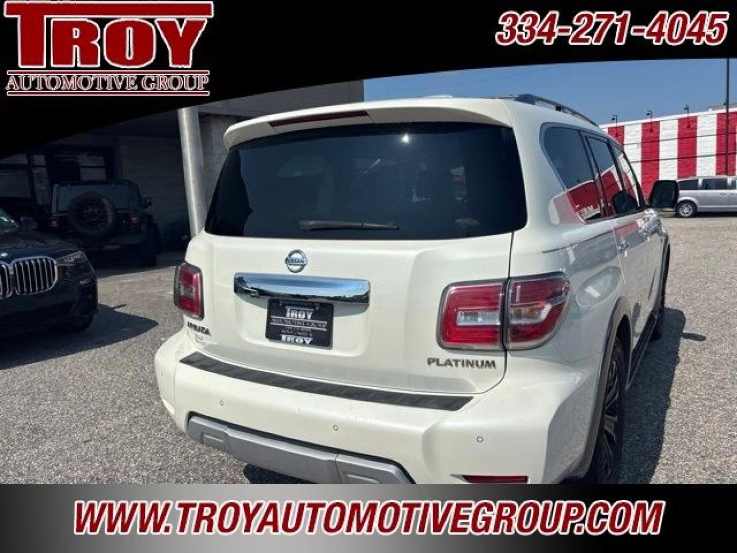 2017 Pearl White /Tan Nissan Armada Platinum (JN8AY2NF8H9) with an 5.6L V8 DOHC 32V Endurance engine, Automatic transmission, located at 6812 Atlanta Hwy, Montgomery, AL, 36117, (334) 271-4045, 32.382118, -86.178673 - Pearl White 2017 Nissan Armada Platinum RWD 5.6L V8 DOHC 32V Endurance 7-Speed Automatic<br><br>Financing Available---Top Value for Trades.- Photo#12