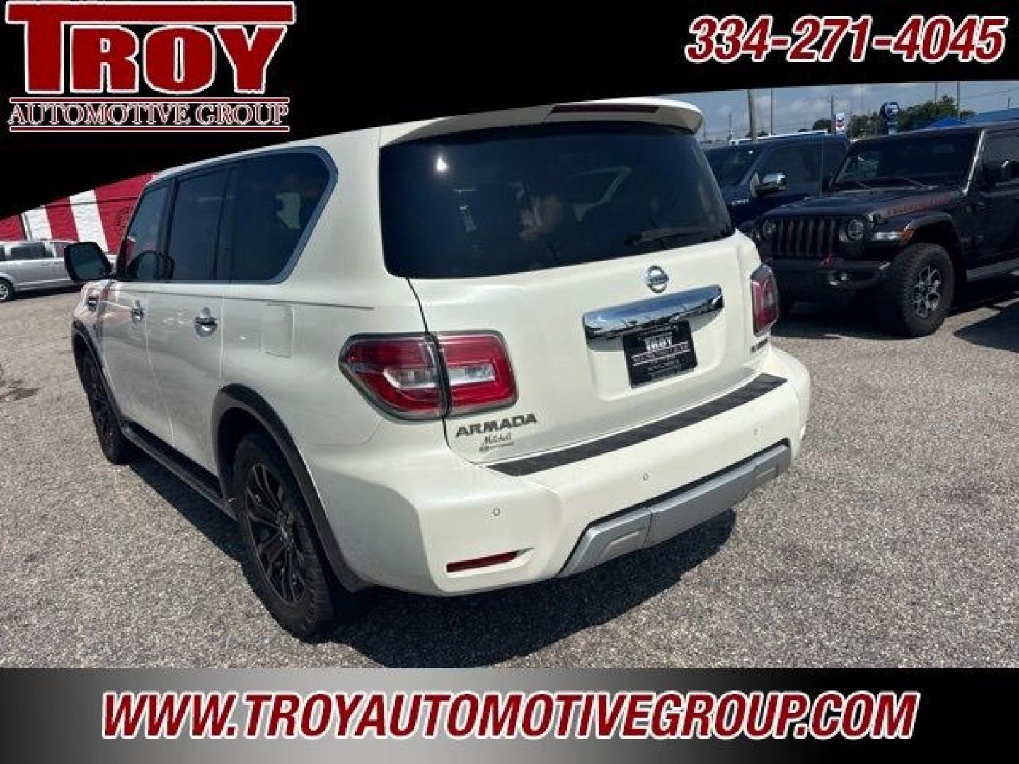 2017 Pearl White /Tan Nissan Armada Platinum (JN8AY2NF8H9) with an 5.6L V8 DOHC 32V Endurance engine, Automatic transmission, located at 6812 Atlanta Hwy, Montgomery, AL, 36117, (334) 271-4045, 32.382118, -86.178673 - Pearl White 2017 Nissan Armada Platinum RWD 5.6L V8 DOHC 32V Endurance 7-Speed Automatic<br><br>Financing Available---Top Value for Trades.- Photo#14