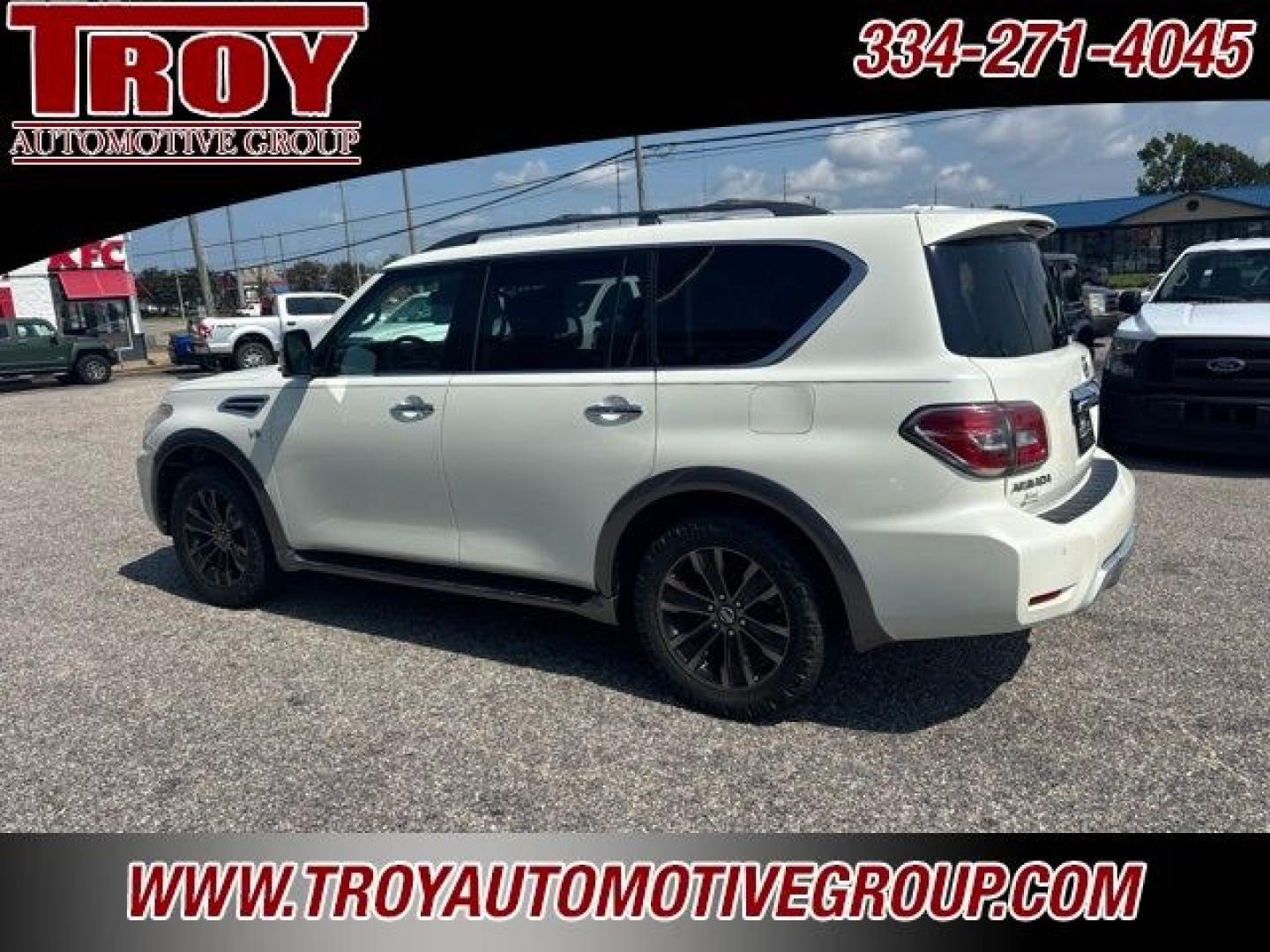 2017 Pearl White /Tan Nissan Armada Platinum (JN8AY2NF8H9) with an 5.6L V8 DOHC 32V Endurance engine, Automatic transmission, located at 6812 Atlanta Hwy, Montgomery, AL, 36117, (334) 271-4045, 32.382118, -86.178673 - Pearl White 2017 Nissan Armada Platinum RWD 5.6L V8 DOHC 32V Endurance 7-Speed Automatic<br><br>Financing Available---Top Value for Trades.- Photo#15
