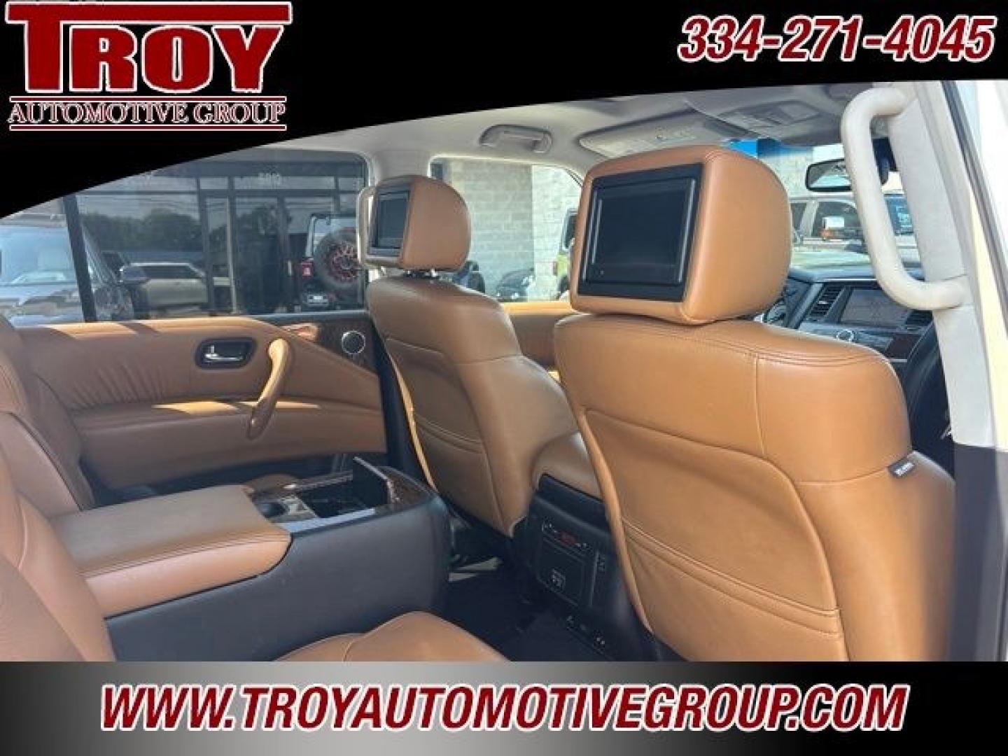 2017 Pearl White /Tan Nissan Armada Platinum (JN8AY2NF8H9) with an 5.6L V8 DOHC 32V Endurance engine, Automatic transmission, located at 6812 Atlanta Hwy, Montgomery, AL, 36117, (334) 271-4045, 32.382118, -86.178673 - Pearl White 2017 Nissan Armada Platinum RWD 5.6L V8 DOHC 32V Endurance 7-Speed Automatic<br><br>Financing Available---Top Value for Trades.- Photo#18