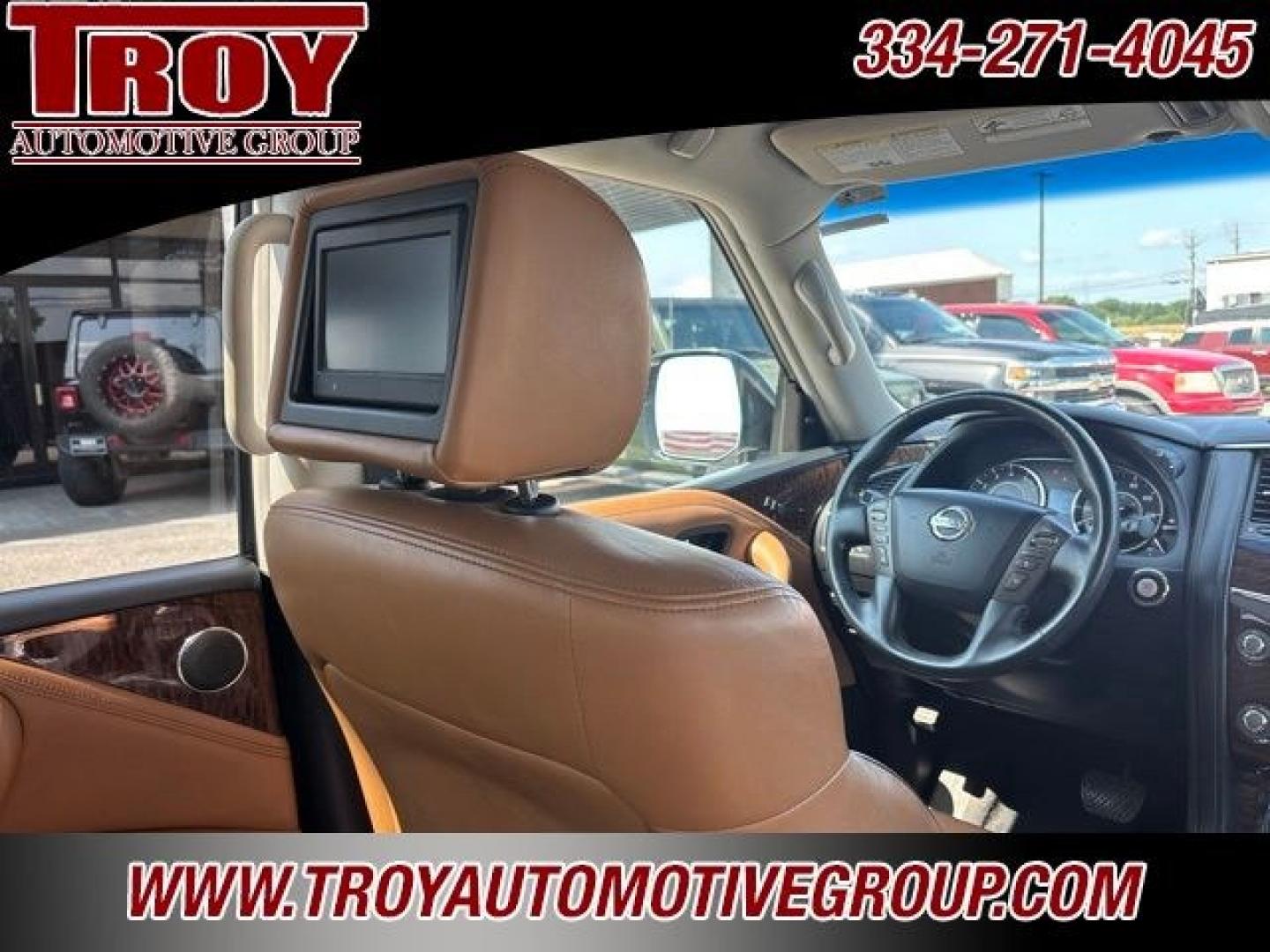 2017 Pearl White /Tan Nissan Armada Platinum (JN8AY2NF8H9) with an 5.6L V8 DOHC 32V Endurance engine, Automatic transmission, located at 6812 Atlanta Hwy, Montgomery, AL, 36117, (334) 271-4045, 32.382118, -86.178673 - Pearl White 2017 Nissan Armada Platinum RWD 5.6L V8 DOHC 32V Endurance 7-Speed Automatic<br><br>Financing Available---Top Value for Trades.- Photo#22