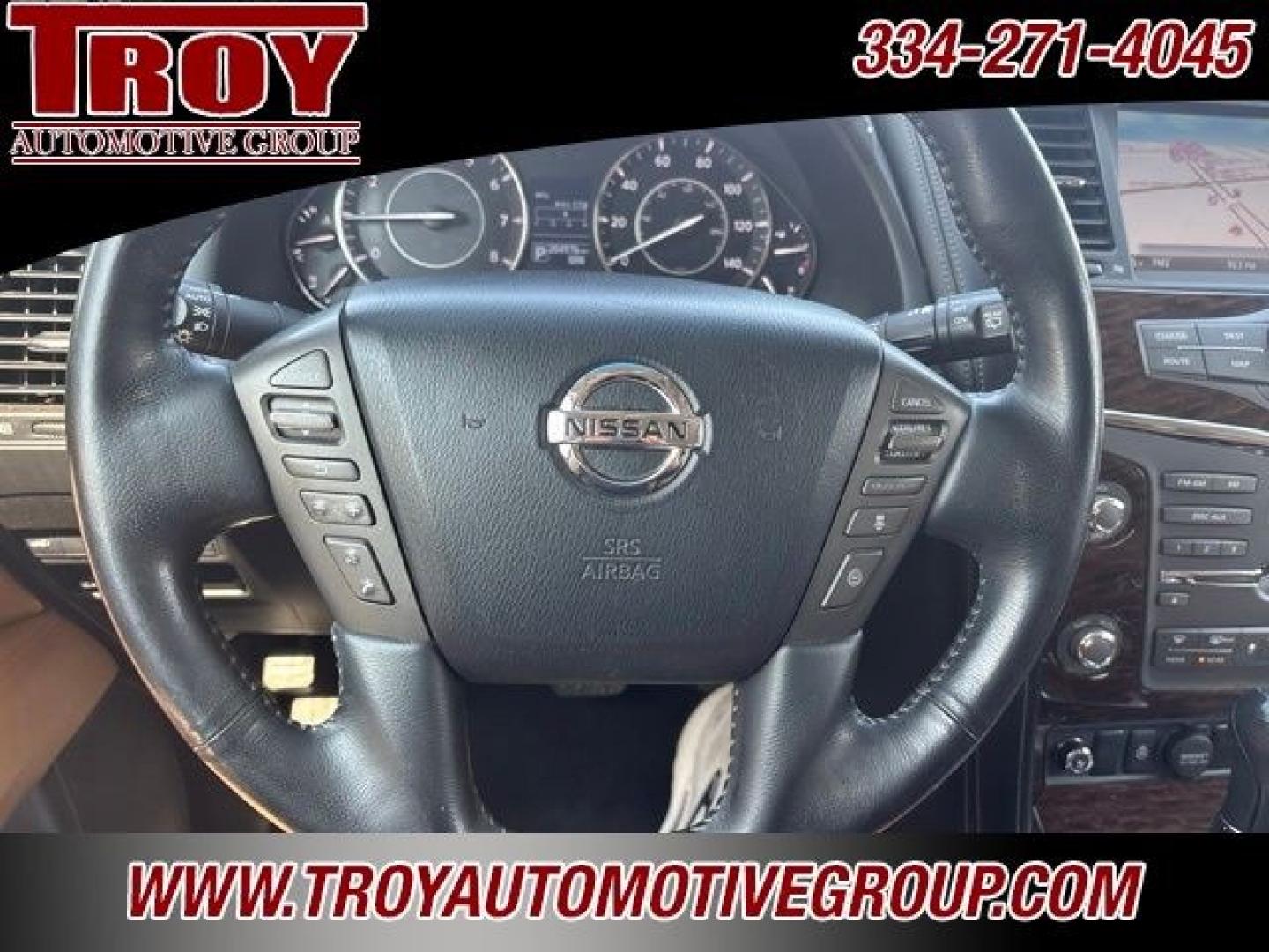 2017 Pearl White /Tan Nissan Armada Platinum (JN8AY2NF8H9) with an 5.6L V8 DOHC 32V Endurance engine, Automatic transmission, located at 6812 Atlanta Hwy, Montgomery, AL, 36117, (334) 271-4045, 32.382118, -86.178673 - Pearl White 2017 Nissan Armada Platinum RWD 5.6L V8 DOHC 32V Endurance 7-Speed Automatic<br><br>Financing Available---Top Value for Trades.- Photo#57