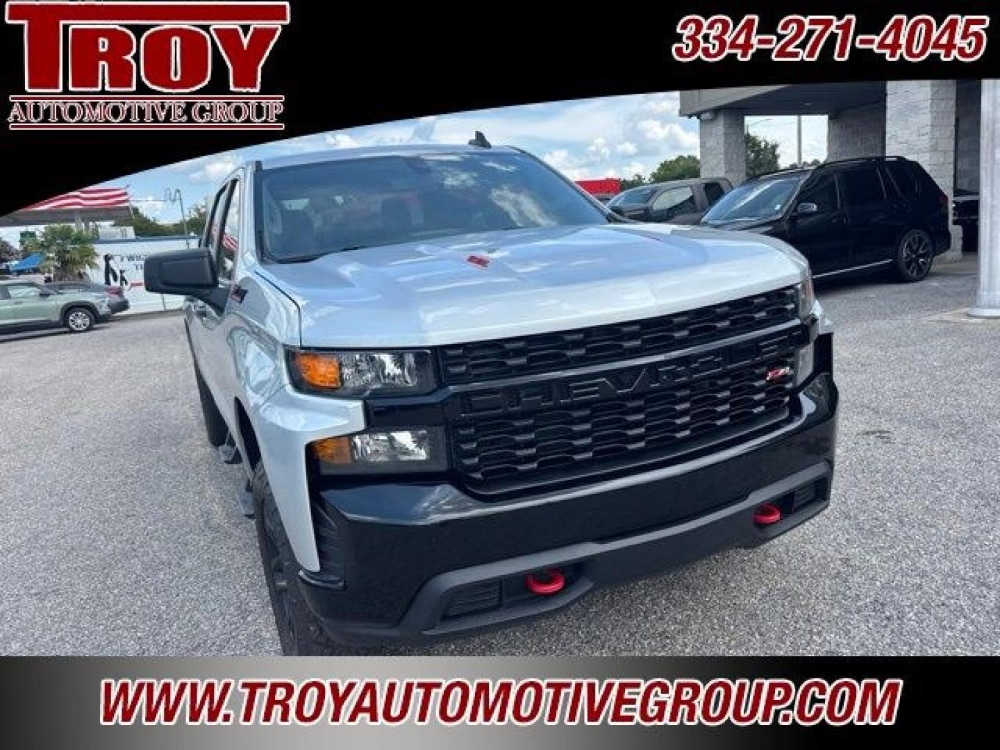 2022 Silver Ice Metallic /Jet Black Chevrolet Silverado 1500 LTD Custom Trail Boss (1GCPYCEL0NZ) with an EcoTec3 6.2L V8 engine, Automatic transmission, located at 6812 Atlanta Hwy, Montgomery, AL, 36117, (334) 271-4045, 32.382118, -86.178673 - Silver Ice Metallic 2022 Chevrolet Silverado 1500 LTD Custom Trail Boss 4WD EcoTec3 6.2L V8 10-Speed Automatic<br><br>Financing Available---Top Value for Trades.<br><br>Odometer is 22250 miles below market average!- Photo#6