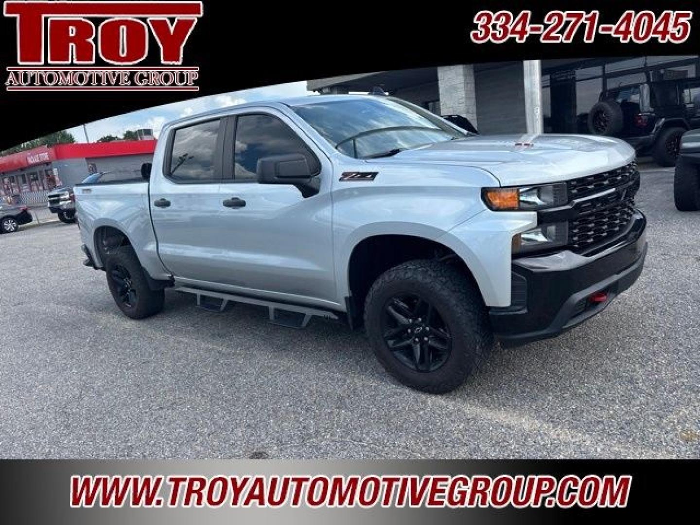 2022 Silver Ice Metallic /Jet Black Chevrolet Silverado 1500 LTD Custom Trail Boss (1GCPYCEL0NZ) with an EcoTec3 6.2L V8 engine, Automatic transmission, located at 6812 Atlanta Hwy, Montgomery, AL, 36117, (334) 271-4045, 32.382118, -86.178673 - Silver Ice Metallic 2022 Chevrolet Silverado 1500 LTD Custom Trail Boss 4WD EcoTec3 6.2L V8 10-Speed Automatic<br><br>Financing Available---Top Value for Trades.<br><br>Odometer is 22250 miles below market average!- Photo#8