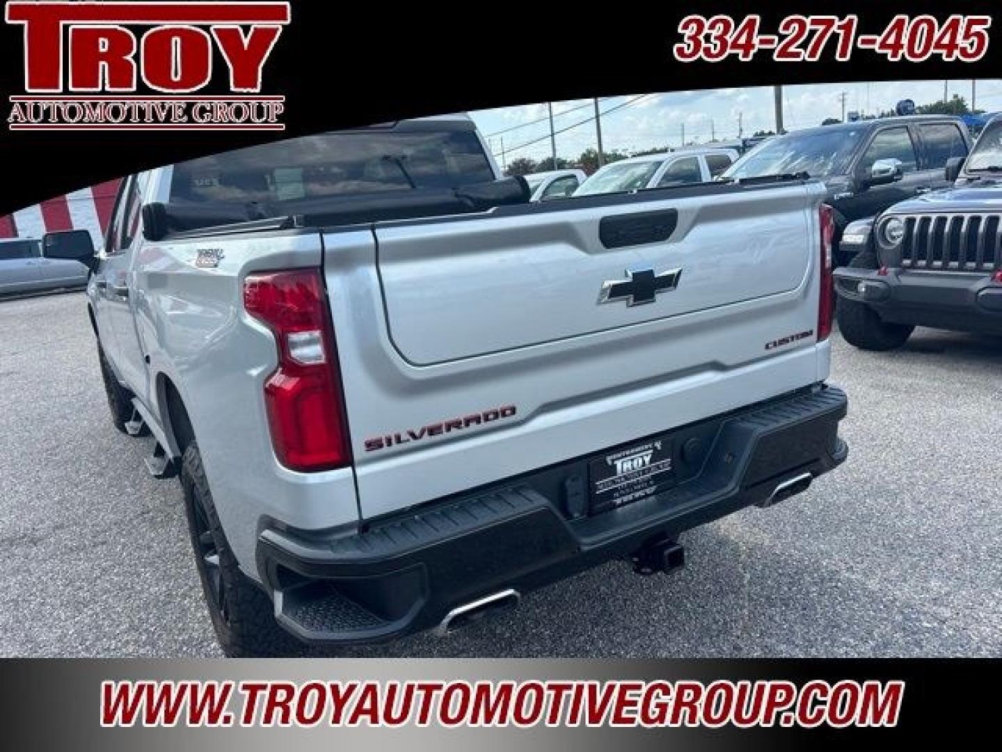 2022 Silver Ice Metallic /Jet Black Chevrolet Silverado 1500 LTD Custom Trail Boss (1GCPYCEL0NZ) with an EcoTec3 6.2L V8 engine, Automatic transmission, located at 6812 Atlanta Hwy, Montgomery, AL, 36117, (334) 271-4045, 32.382118, -86.178673 - Silver Ice Metallic 2022 Chevrolet Silverado 1500 LTD Custom Trail Boss 4WD EcoTec3 6.2L V8 10-Speed Automatic<br><br>Financing Available---Top Value for Trades.<br><br>Odometer is 22250 miles below market average!- Photo#14