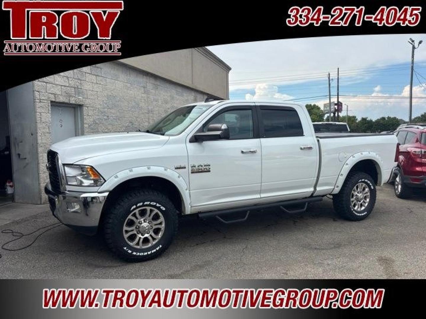 2014 Bright White Clearcoat /Black Ram 2500 Big Horn (3C6UR5DJ3EG) with an 6.4L V8 engine, Automatic transmission, located at 6812 Atlanta Hwy, Montgomery, AL, 36117, (334) 271-4045, 32.382118, -86.178673 - Brand New Mt Tires!!<br>Power Driver Seat!!<br>Tow Package!!<br>Heated Seats!!<br>Spray N Bedliner!!<br>Bright White Clearcoat 2014 Ram 2500 Big Horn 4WD 6.4L V8 6-Speed Automatic<br><br>Financing Available---Top Value for Tradespray- Photo#1