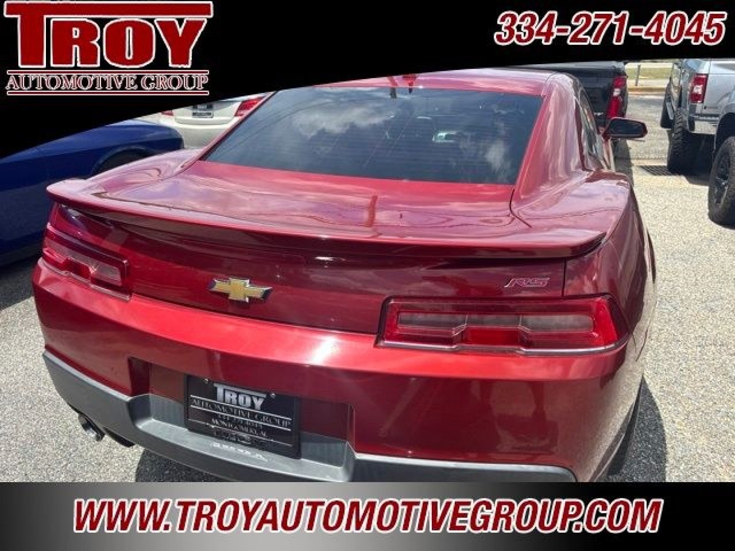 2014 Red Rock /Beige Chevrolet Camaro 2LT (2G1FC1E34E9) with an 3.6L V6 DGI DOHC VVT engine, Automatic transmission, located at 6812 Atlanta Hwy, Montgomery, AL, 36117, (334) 271-4045, 32.382118, -86.178673 - RS Package!!<br>Power Sunroof!!<br>Navigation!!<br>Heads Up Display!!<br>Updated 20 SS Wheels!<br>3-Keys!!<br>- Photo#4