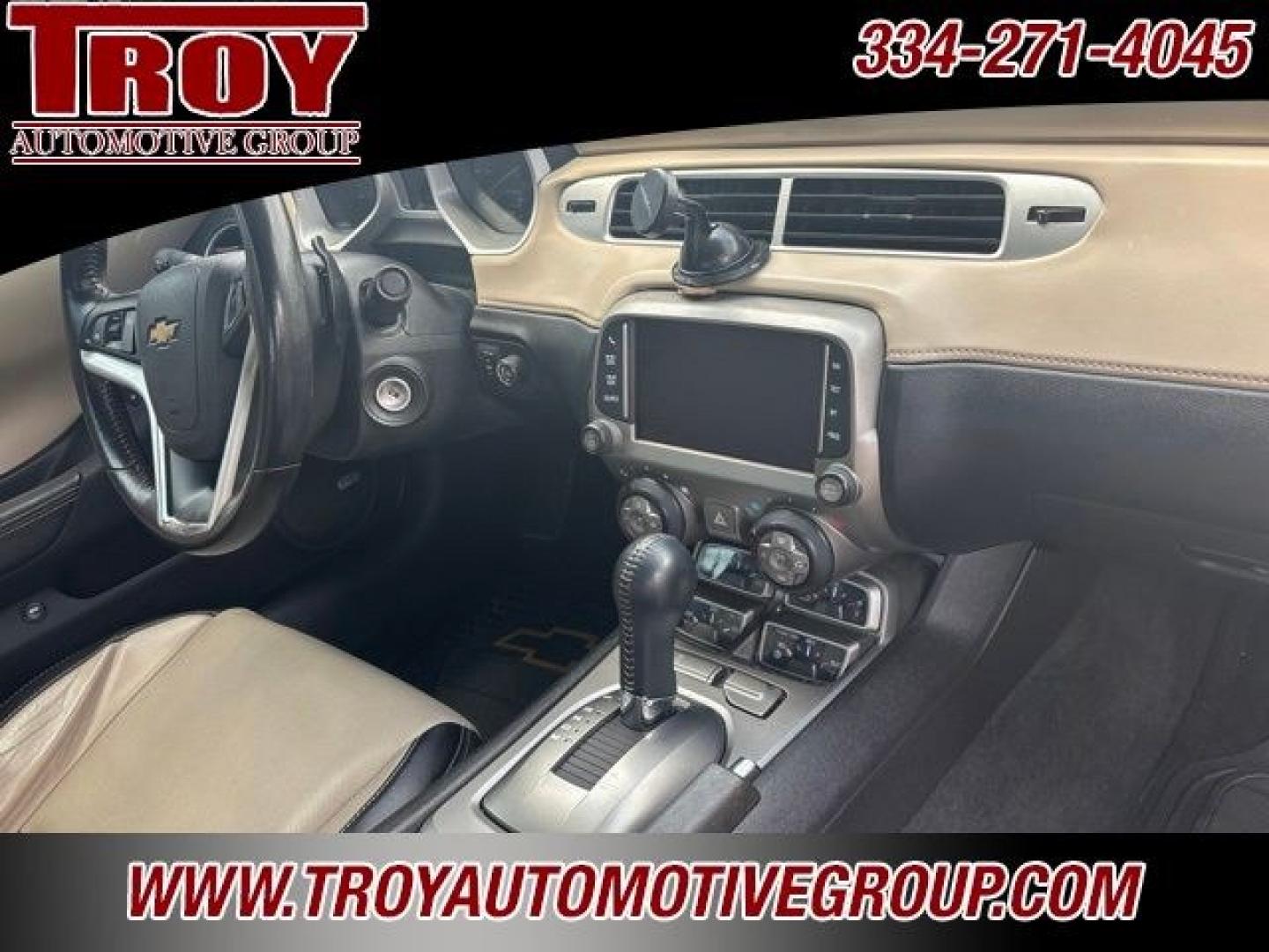 2014 Red Rock /Beige Chevrolet Camaro 2LT (2G1FC1E34E9) with an 3.6L V6 DGI DOHC VVT engine, Automatic transmission, located at 6812 Atlanta Hwy, Montgomery, AL, 36117, (334) 271-4045, 32.382118, -86.178673 - RS Package!!<br>Power Sunroof!!<br>Navigation!!<br>Heads Up Display!!<br>Updated 20 SS Wheels!<br>3-Keys!!<br>- Photo#19