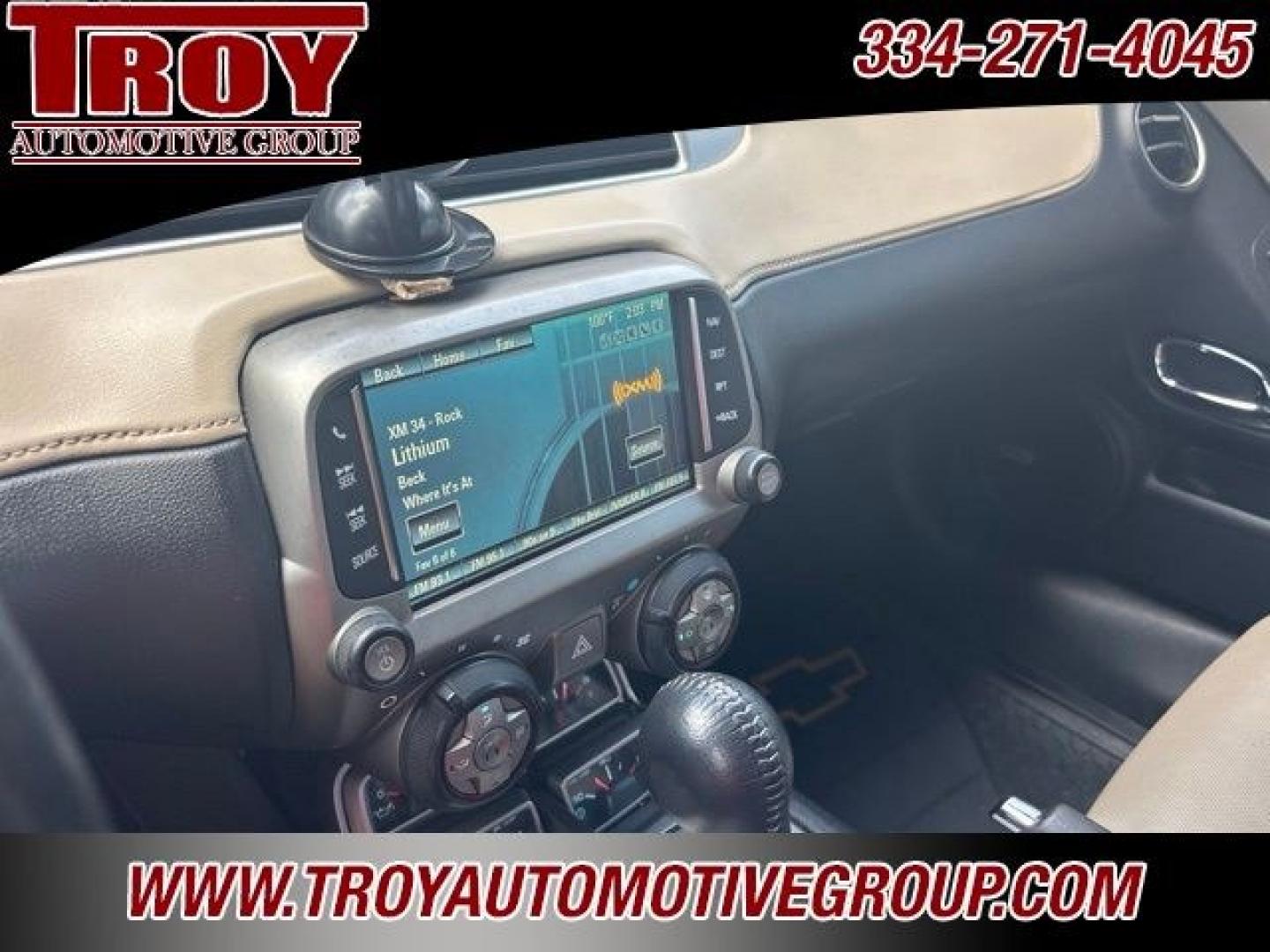 2014 Red Rock /Beige Chevrolet Camaro 2LT (2G1FC1E34E9) with an 3.6L V6 DGI DOHC VVT engine, Automatic transmission, located at 6812 Atlanta Hwy, Montgomery, AL, 36117, (334) 271-4045, 32.382118, -86.178673 - RS Package!!<br>Power Sunroof!!<br>Navigation!!<br>Heads Up Display!!<br>Updated 20 SS Wheels!<br>3-Keys!!<br>- Photo#36