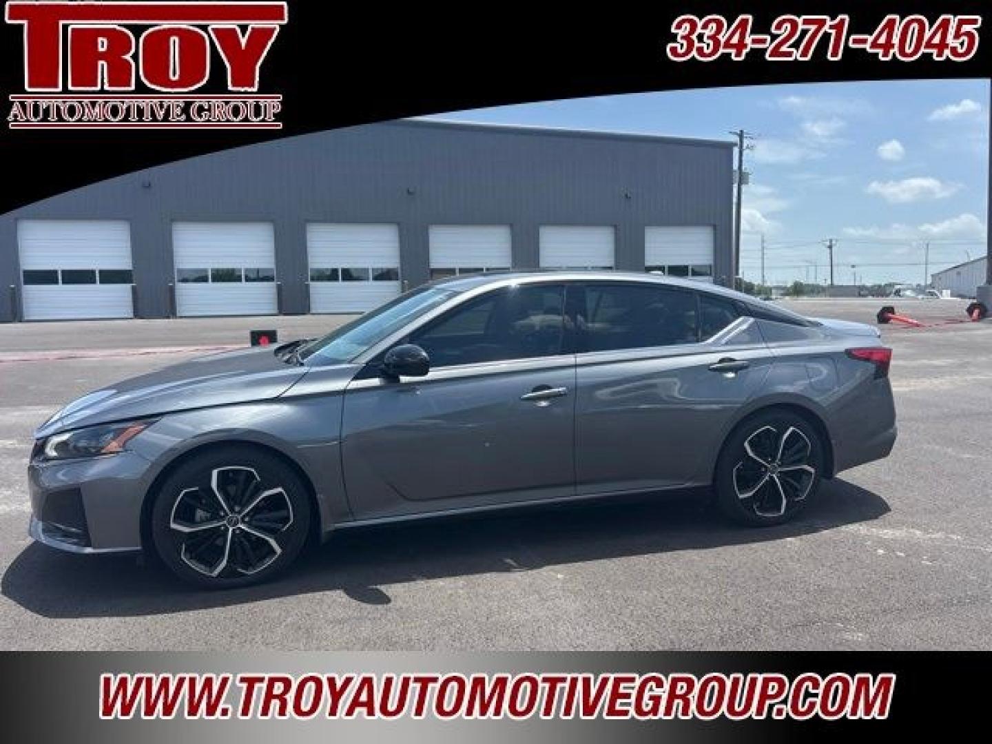 2023 Gun Metallic /Sport Nissan Altima 2.5 SR (1N4BL4CV9PN) with an 2.5L 4-Cylinder DOHC 16V engine, CVT transmission, located at 6812 Atlanta Hwy, Montgomery, AL, 36117, (334) 271-4045, 32.382118, -86.178673 - Gun Metallic 2023 Nissan Altima 2.5 SR FWD 2.5L 4-Cylinder DOHC 16V CVT with Xtronic<br><br>Financing Available---Top Value for Trades.<br><br>27/37 City/Highway MPG- Photo#1