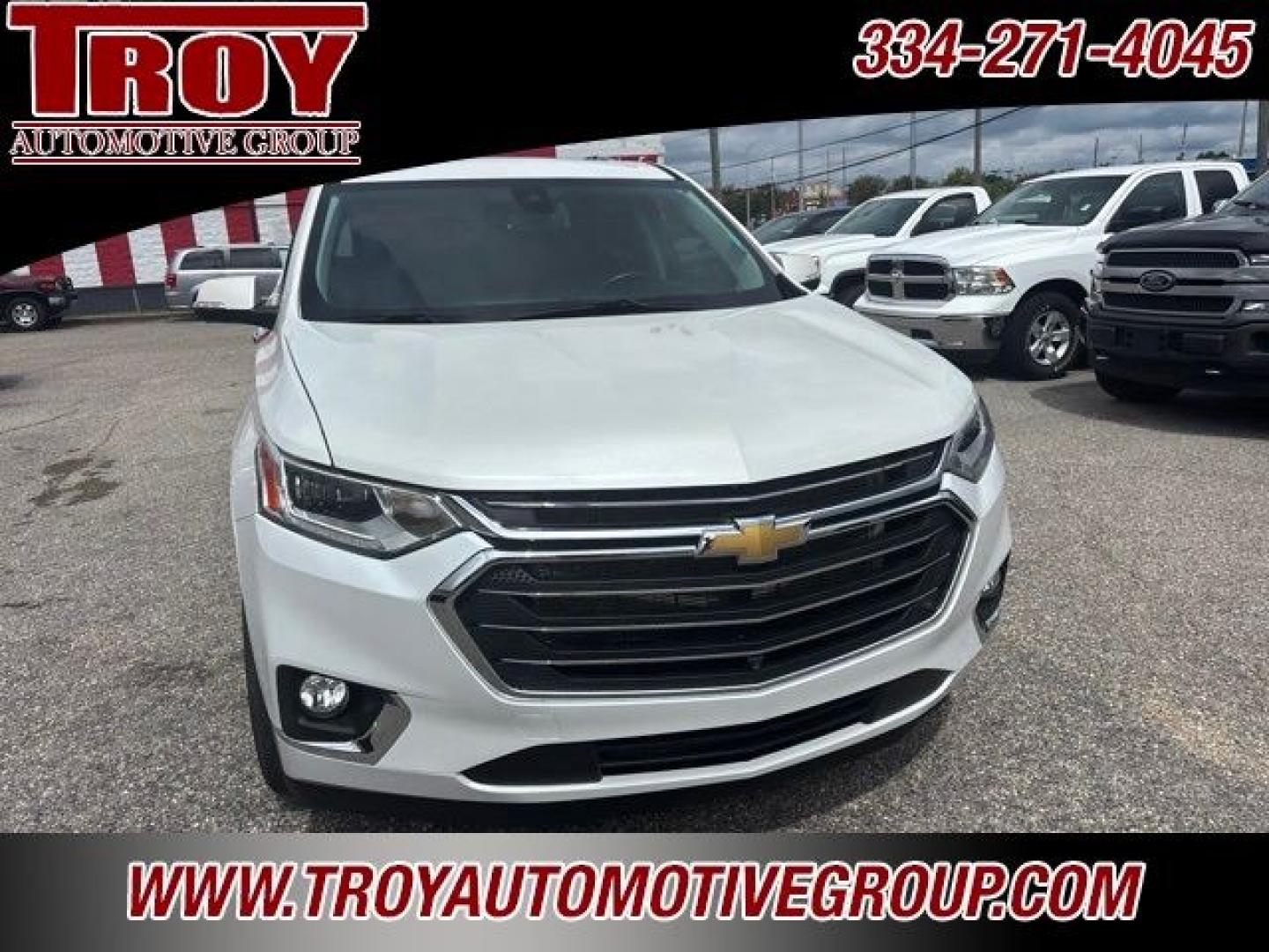 2021 Pearl /Jet Black/Dark Galvanized Chevrolet Traverse Premier (1GNERKKW1MJ) with an 3.6L V6 SIDI VVT engine, Automatic transmission, located at 6812 Atlanta Hwy, Montgomery, AL, 36117, (334) 271-4045, 32.382118, -86.178673 - Priced below KBB Fair Purchase Price!<br><br>Iridescent Pearl Tricoat 2021 Chevrolet Traverse Premier FWD 3.6L V6 SIDI VVT 9-Speed Automatic<br><br>Financing Available---Top Value for Trades.<br><br>Odometer is 41049 miles below market average! 18/27 City/Highway MPG<br><br><br>Awards:<br> * 2021 I- Photo#5