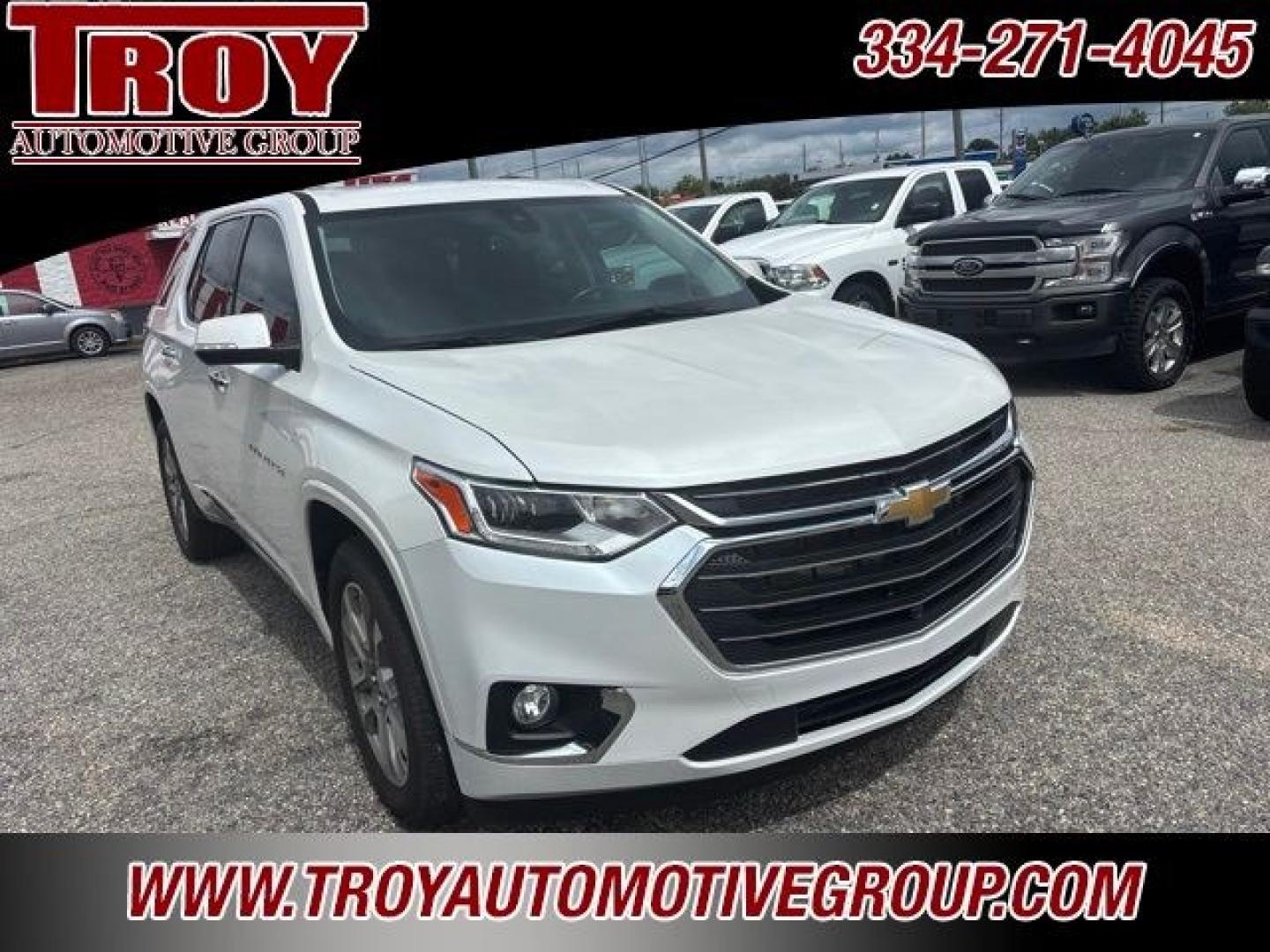 2021 Pearl /Jet Black/Dark Galvanized Chevrolet Traverse Premier (1GNERKKW1MJ) with an 3.6L V6 SIDI VVT engine, Automatic transmission, located at 6812 Atlanta Hwy, Montgomery, AL, 36117, (334) 271-4045, 32.382118, -86.178673 - Priced below KBB Fair Purchase Price!<br><br>Iridescent Pearl Tricoat 2021 Chevrolet Traverse Premier FWD 3.6L V6 SIDI VVT 9-Speed Automatic<br><br>Financing Available---Top Value for Trades.<br><br>Odometer is 41049 miles below market average! 18/27 City/Highway MPG<br><br><br>Awards:<br> * 2021 I- Photo#6