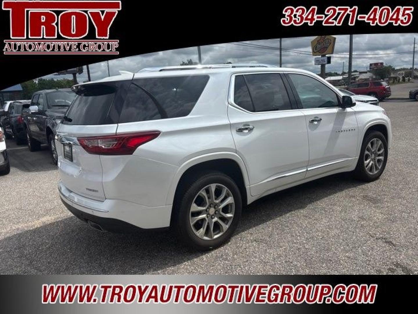 2021 Pearl /Jet Black/Dark Galvanized Chevrolet Traverse Premier (1GNERKKW1MJ) with an 3.6L V6 SIDI VVT engine, Automatic transmission, located at 6812 Atlanta Hwy, Montgomery, AL, 36117, (334) 271-4045, 32.382118, -86.178673 - Priced below KBB Fair Purchase Price!<br><br>Iridescent Pearl Tricoat 2021 Chevrolet Traverse Premier FWD 3.6L V6 SIDI VVT 9-Speed Automatic<br><br>Financing Available---Top Value for Trades.<br><br>Odometer is 41049 miles below market average! 18/27 City/Highway MPG<br><br><br>Awards:<br> * 2021 I- Photo#10