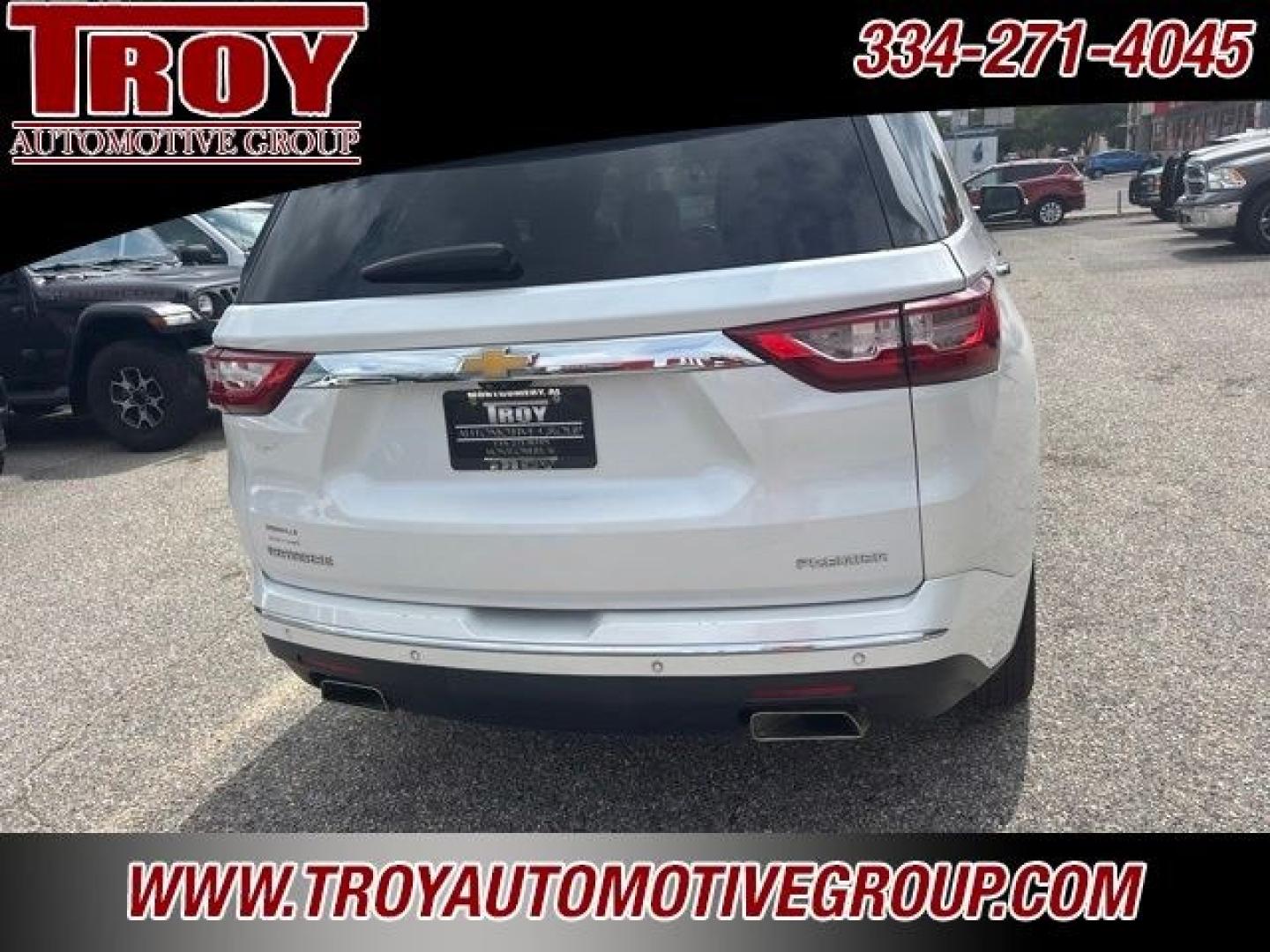 2021 Pearl /Jet Black/Dark Galvanized Chevrolet Traverse Premier (1GNERKKW1MJ) with an 3.6L V6 SIDI VVT engine, Automatic transmission, located at 6812 Atlanta Hwy, Montgomery, AL, 36117, (334) 271-4045, 32.382118, -86.178673 - Priced below KBB Fair Purchase Price!<br><br>Iridescent Pearl Tricoat 2021 Chevrolet Traverse Premier FWD 3.6L V6 SIDI VVT 9-Speed Automatic<br><br>Financing Available---Top Value for Trades.<br><br>Odometer is 41049 miles below market average! 18/27 City/Highway MPG<br><br><br>Awards:<br> * 2021 I- Photo#12