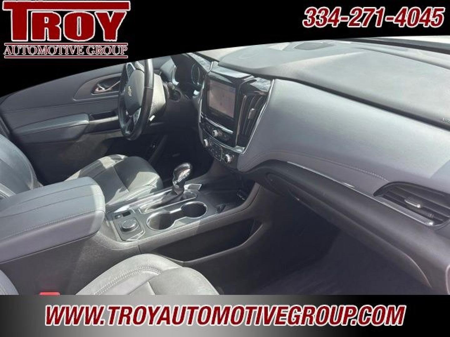 2021 Pearl /Jet Black/Dark Galvanized Chevrolet Traverse Premier (1GNERKKW1MJ) with an 3.6L V6 SIDI VVT engine, Automatic transmission, located at 6812 Atlanta Hwy, Montgomery, AL, 36117, (334) 271-4045, 32.382118, -86.178673 - Priced below KBB Fair Purchase Price!<br><br>Iridescent Pearl Tricoat 2021 Chevrolet Traverse Premier FWD 3.6L V6 SIDI VVT 9-Speed Automatic<br><br>Financing Available---Top Value for Trades.<br><br>Odometer is 41049 miles below market average! 18/27 City/Highway MPG<br><br><br>Awards:<br> * 2021 I- Photo#25