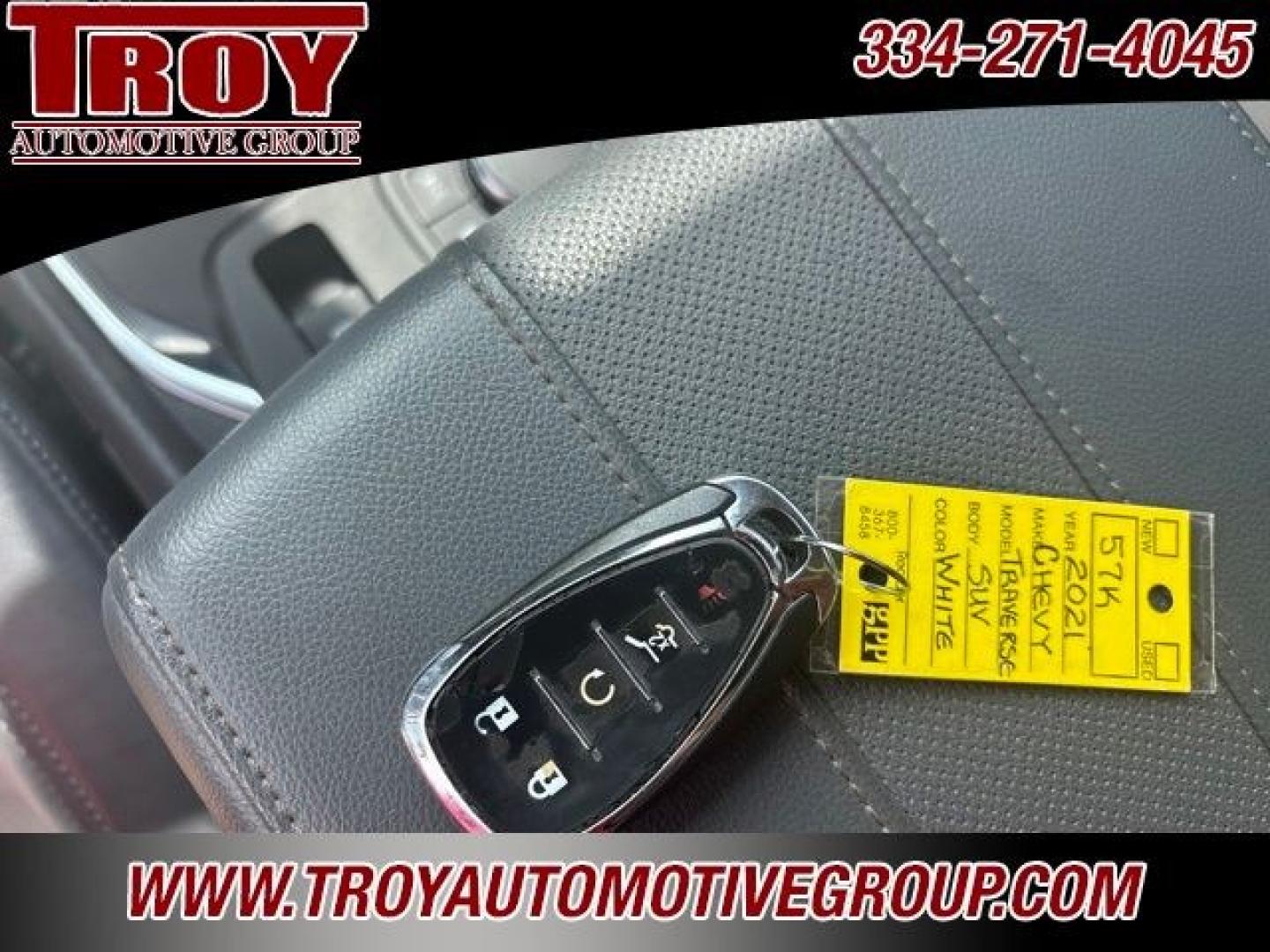 2021 Pearl /Jet Black/Dark Galvanized Chevrolet Traverse Premier (1GNERKKW1MJ) with an 3.6L V6 SIDI VVT engine, Automatic transmission, located at 6812 Atlanta Hwy, Montgomery, AL, 36117, (334) 271-4045, 32.382118, -86.178673 - Priced below KBB Fair Purchase Price!<br><br>Iridescent Pearl Tricoat 2021 Chevrolet Traverse Premier FWD 3.6L V6 SIDI VVT 9-Speed Automatic<br><br>Financing Available---Top Value for Trades.<br><br>Odometer is 41049 miles below market average! 18/27 City/Highway MPG<br><br><br>Awards:<br> * 2021 I- Photo#43