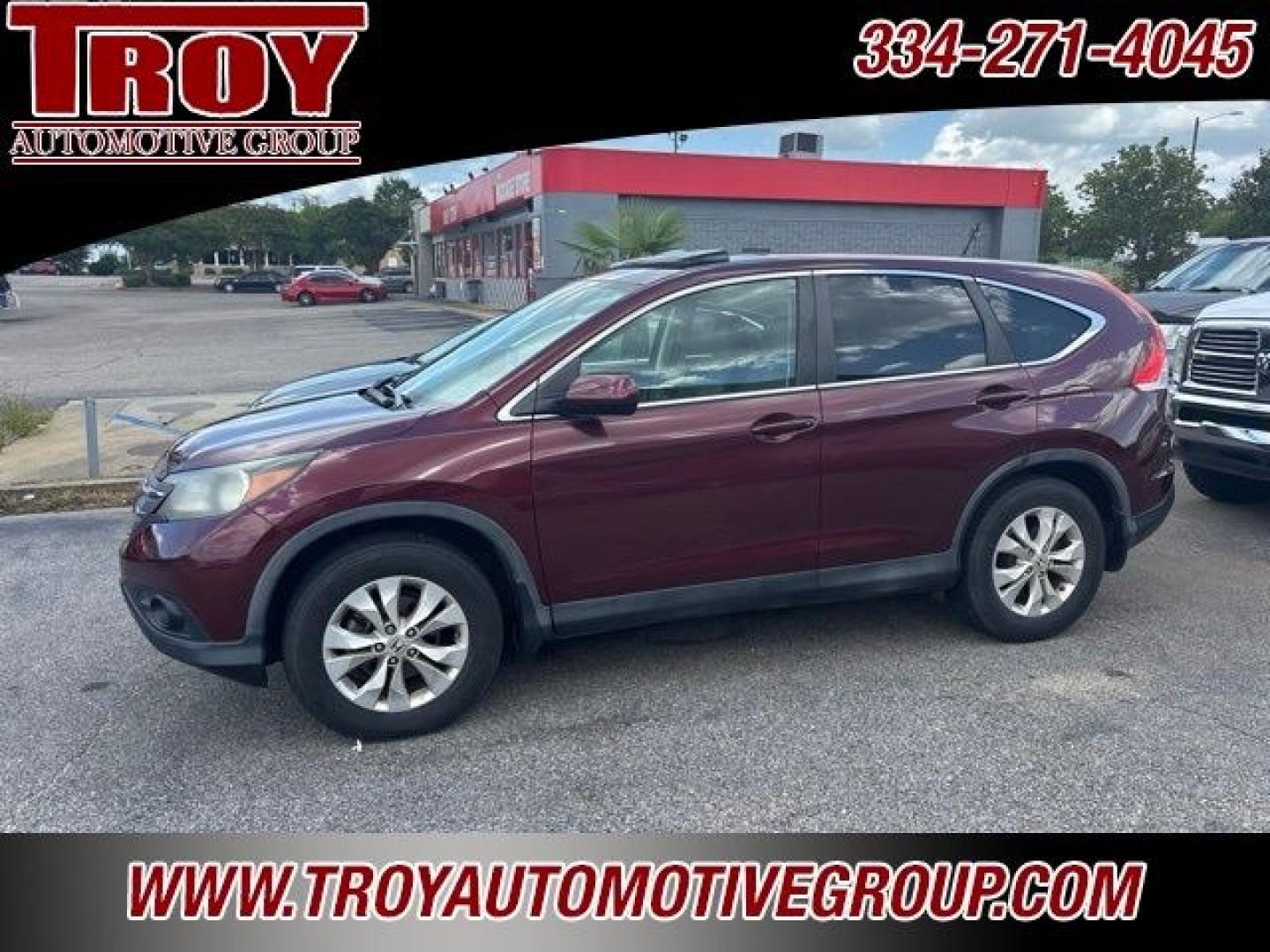 2013 Basque Red Pearl II /Gray Honda CR-V EX (5J6RM3H5XDL) with an 2.4L I4 DOHC 16V i-VTEC engine, Automatic transmission, located at 6812 Atlanta Hwy, Montgomery, AL, 36117, (334) 271-4045, 32.382118, -86.178673 - Maroon 2013 Honda CR-V EX FWD 2.4L I4 DOHC 16V i-VTEC 5-Speed Automatic<br><br>Financing Available---Top Value for Trades.<br><br>Odometer is 38638 miles below market average! 23/31 City/Highway MPG<br><br><br>Awards:<br> * JD Power Initial Quality Study * 2013 KBB.com Brand Image Awards<br>Kelle- Photo#1