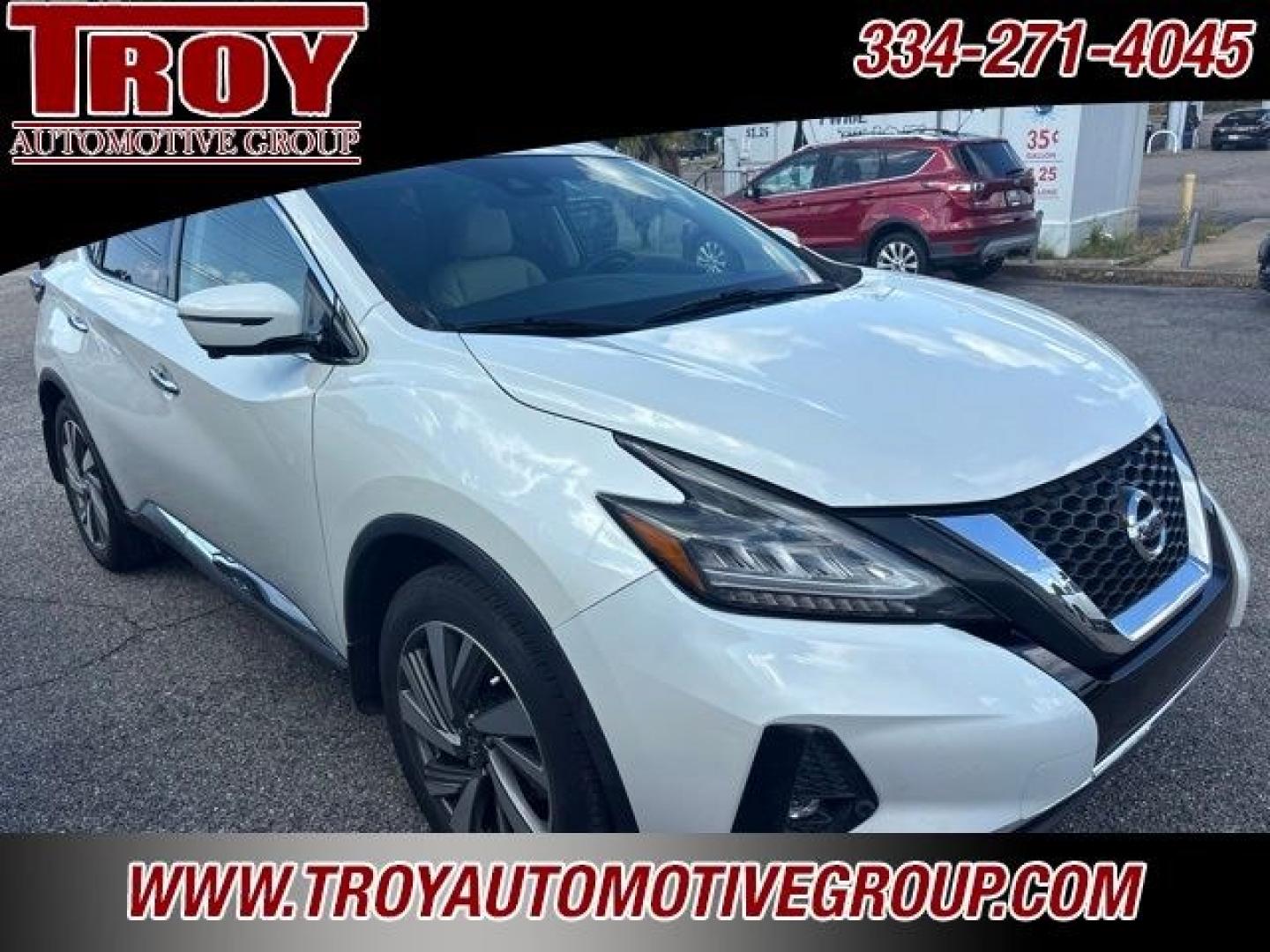 2020 Pearl White /Cashmere Nissan Murano SL (5N1AZ2CJ4LN) with an 3.5L V6 DOHC 24V engine, CVT transmission, located at 6812 Atlanta Hwy, Montgomery, AL, 36117, (334) 271-4045, 32.382118, -86.178673 - Pearl White Tricoat 2020 Nissan Murano SL FWD 3.5L V6 DOHC 24V CVT with Xtronic<br><br>Financing Available---Top Value for Trades.<br><br>Odometer is 40942 miles below market average! 20/28 City/Highway MPG<br><br><br>Awards:<br> * JD Power Initial Quality Study (IQS)- Photo#5
