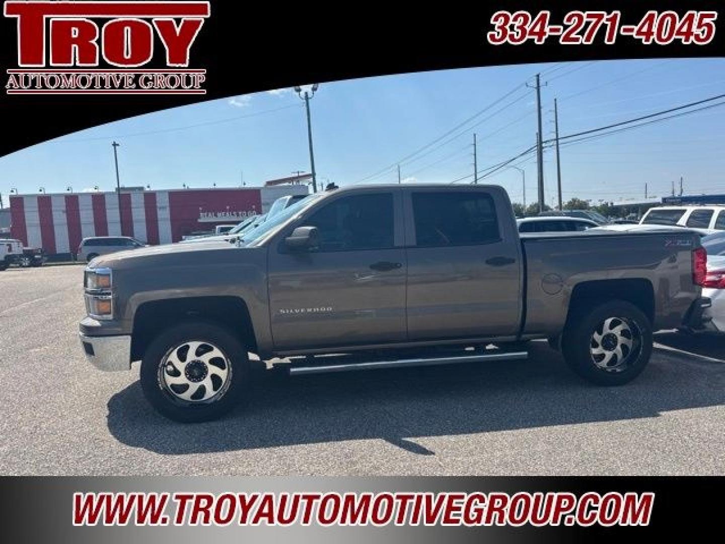 2014 Brownstone Metallic /Jet Black Chevrolet Silverado 1500 LT (3GCUKREC4EG) with an EcoTec3 5.3L V8 Flex Fuel engine, Automatic transmission, located at 6812 Atlanta Hwy, Montgomery, AL, 36117, (334) 271-4045, 32.382118, -86.178673 - Brownstone Metallic 2014 Chevrolet Silverado 1500 LT 4WD LT2 EcoTec3 5.3L V8 Flex Fuel 6-Speed Automatic Electronic with Overdrive<br><br>Financing Available---Top Value for Trades.<br><br>Odometer is 26608 miles below market average!<br><br><br>Awards:<br> * 2014 KBB.com Brand Image Awards * NAC- Photo#1