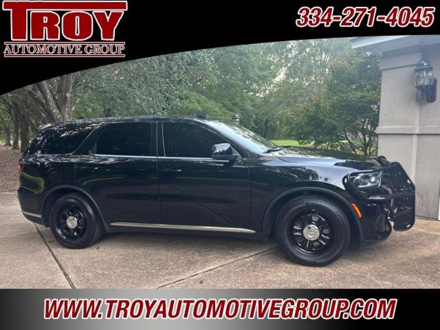 2023 Black Clearcoat /Black Dodge Durango Pursuit (1C4SDJFT2PC) with an HEMI 5.7L V8 Multi Displacement VVT engine, Automatic transmission, located at 6812 Atlanta Hwy, Montgomery, AL, 36117, (334) 271-4045, 32.382118, -86.178673- Photo#2