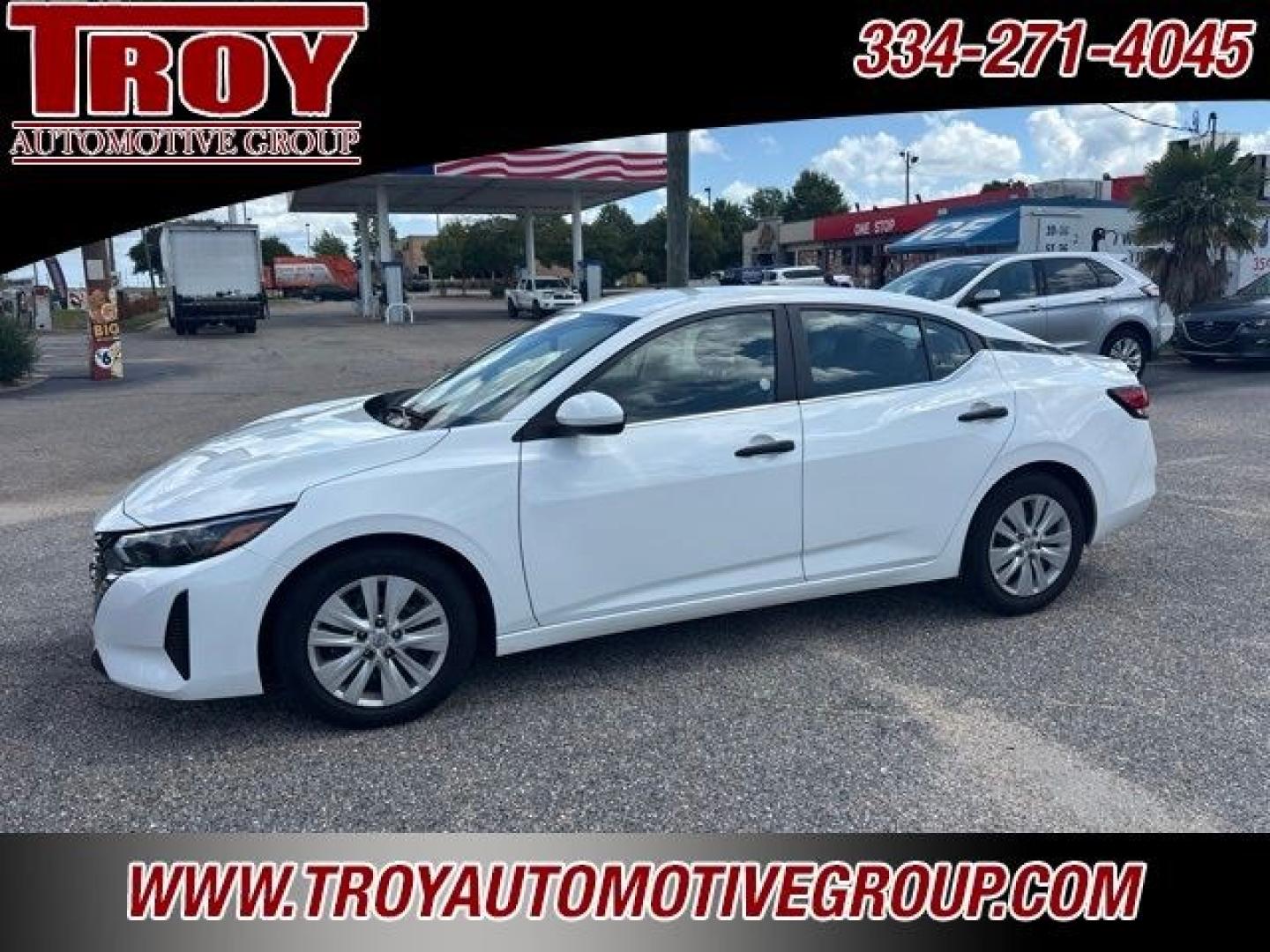 2025 Fresh Powder /Charcoal Nissan Sentra S (3N1AB8BV8SY) with an 2.0L I4 DOHC engine, CVT transmission, located at 6812 Atlanta Hwy, Montgomery, AL, 36117, (334) 271-4045, 32.382118, -86.178673 - 1-Owner!!- Photo#2