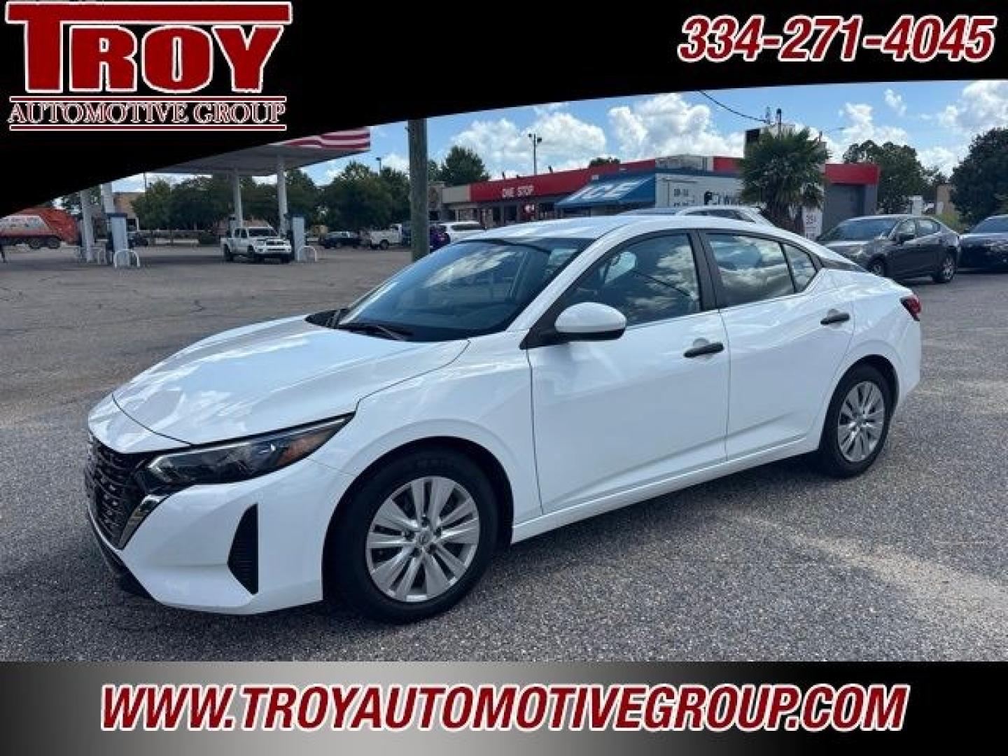 2025 Fresh Powder /Charcoal Nissan Sentra S (3N1AB8BV8SY) with an 2.0L I4 DOHC engine, CVT transmission, located at 6812 Atlanta Hwy, Montgomery, AL, 36117, (334) 271-4045, 32.382118, -86.178673 - 1-Owner!!- Photo#3
