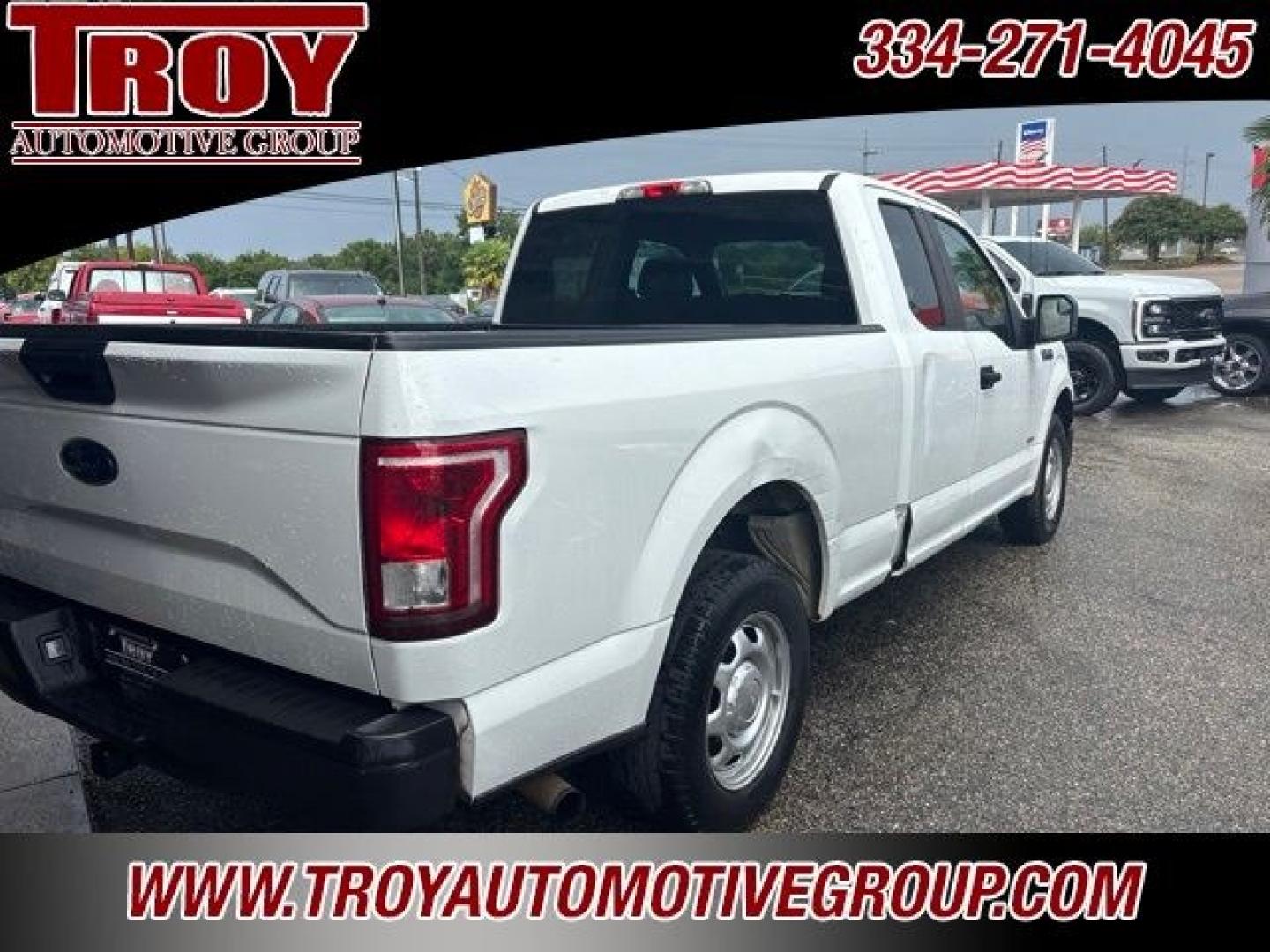 2016 Oxford White /Medium Earth Gray Ford F-150 XL (1FTEX1CP1GF) with an 2.7L V6 EcoBoost engine, Automatic transmission, located at 6812 Atlanta Hwy, Montgomery, AL, 36117, (334) 271-4045, 32.382118, -86.178673 - Dent on passenger 3rd door !!<br>Scrap on passenger bed side!!<br>Tow Package!!<br>Bedliner!!Oxford White 2016 Ford F-150 XL RWD 2.7L V6 EcoBoost 6-Speed Automatic Electronic<br><br>Financing Available---Top Value for Trades.<br><br>19/26 City/Highway MPG<br><br><br>Awards:<br> * 2016 KBB.com Brand- Photo#9