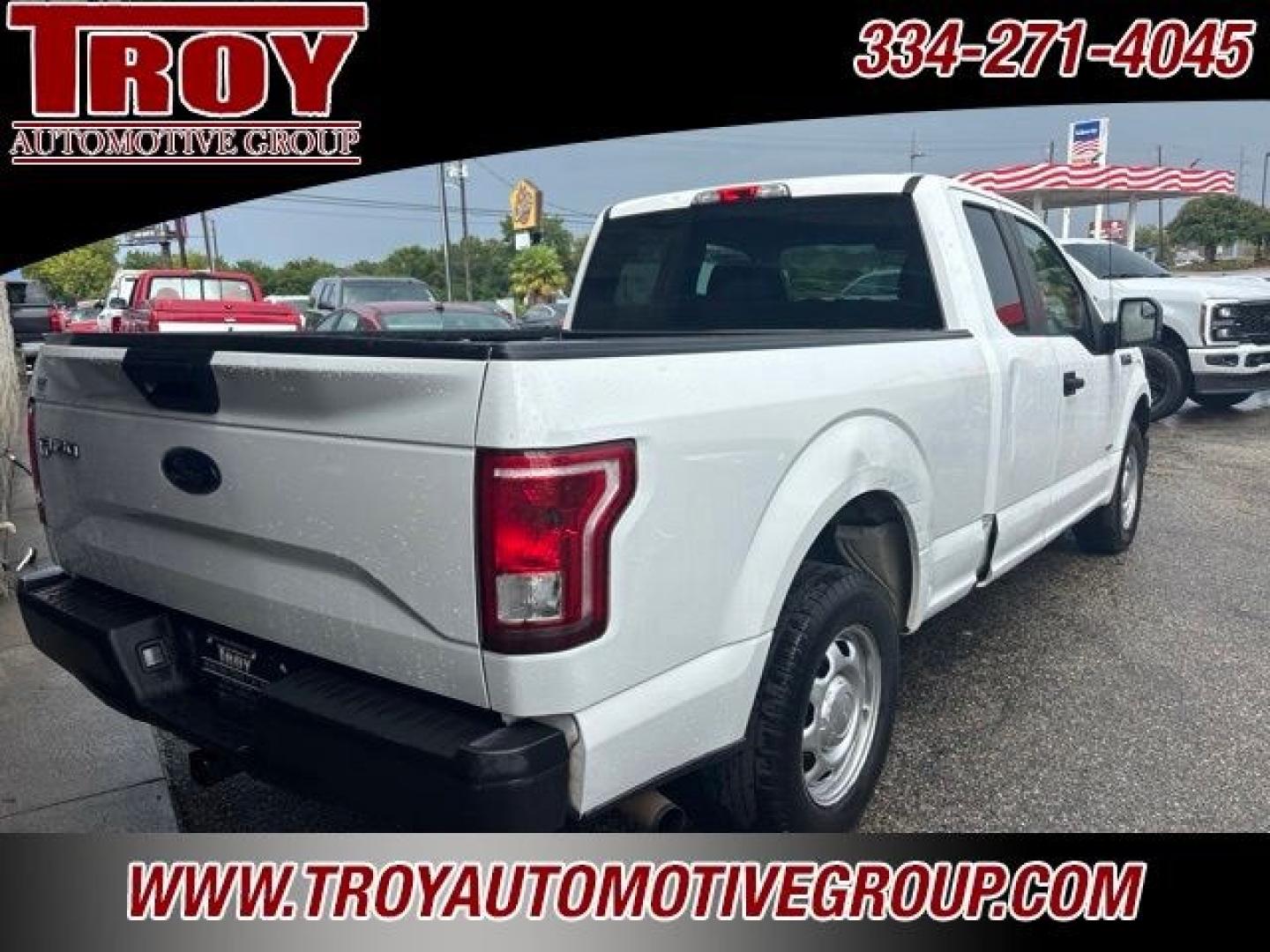 2016 Oxford White /Medium Earth Gray Ford F-150 XL (1FTEX1CP1GF) with an 2.7L V6 EcoBoost engine, Automatic transmission, located at 6812 Atlanta Hwy, Montgomery, AL, 36117, (334) 271-4045, 32.382118, -86.178673 - Dent on passenger 3rd door !!<br>Scrap on passenger bed side!!<br>Tow Package!!<br>Bedliner!!Oxford White 2016 Ford F-150 XL RWD 2.7L V6 EcoBoost 6-Speed Automatic Electronic<br><br>Financing Available---Top Value for Trades.<br><br>19/26 City/Highway MPG<br><br><br>Awards:<br> * 2016 KBB.com Brand- Photo#10