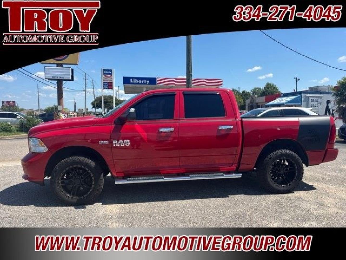 2016 Flame Red Clearcoat /Diesel Gray/Black Ram 1500 Express (3C6RR7KT7GG) with an HEMI 5.7L V8 Multi Displacement VVT engine, Automatic transmission, located at 6812 Atlanta Hwy, Montgomery, AL, 36117, (334) 271-4045, 32.382118, -86.178673 - Recent Arrival!<br>Touch screen radio w/Back Up Camera!!<br>Tow Package!!<br>3-Master Remote Keys!!<br>Bedliner w/Bed Cover !!<br><br>Flame Red Clearcoat 2016 Ram 1500 Express 4WD HEMI 5.7L V8 Multi Displacement VVT 8-Speed Automatic<br><br>Financing Available---Top Value for Trades.ow- Photo#8