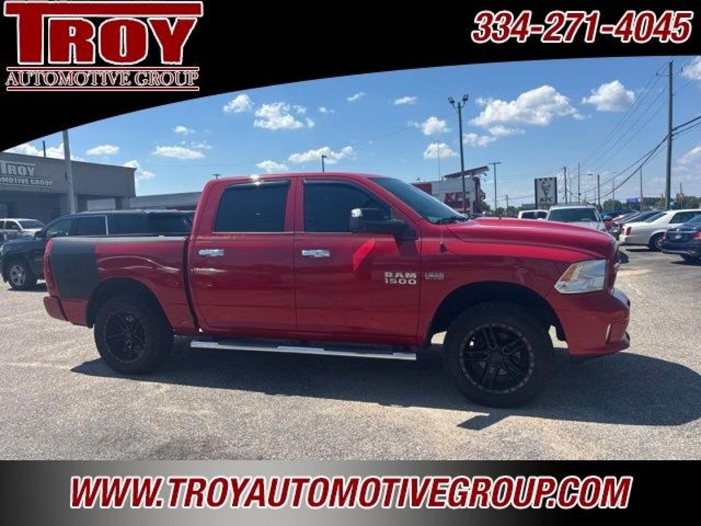 2016 Flame Red Clearcoat /Diesel Gray/Black Ram 1500 Express (3C6RR7KT7GG) with an HEMI 5.7L V8 Multi Displacement VVT engine, Automatic transmission, located at 6812 Atlanta Hwy, Montgomery, AL, 36117, (334) 271-4045, 32.382118, -86.178673 - Recent Arrival!<br>Touch screen radio w/Back Up Camera!!<br>Tow Package!!<br>3-Master Remote Keys!!<br>Bedliner w/Bed Cover !!<br><br>Flame Red Clearcoat 2016 Ram 1500 Express 4WD HEMI 5.7L V8 Multi Displacement VVT 8-Speed Automatic<br><br>Financing Available---Top Value for Trades.ow- Photo#11
