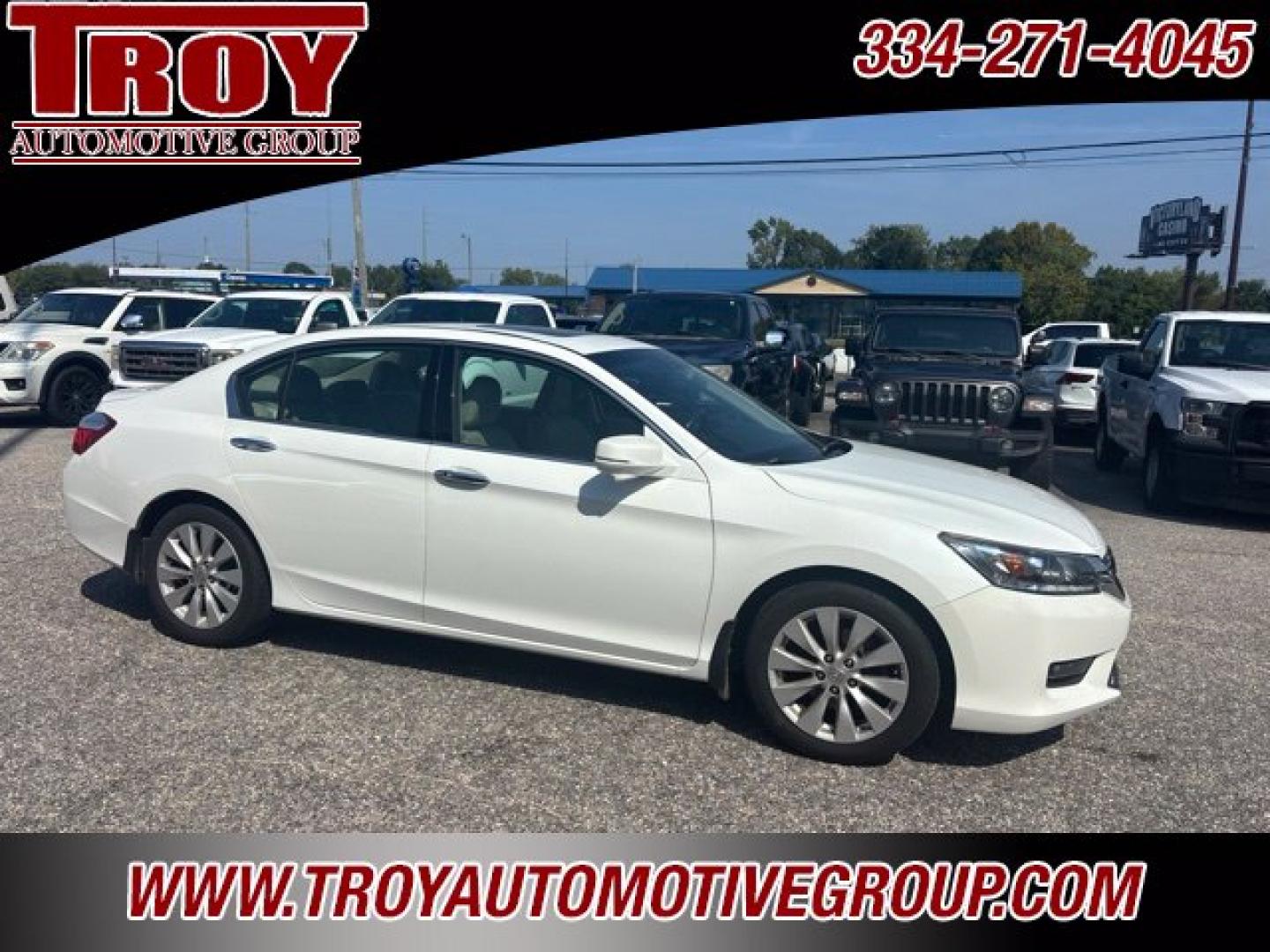 2014 White Orchid Pearl /Parchment Honda Accord EX-L (1HGCR3F89EA) with an 3.5L V6 SOHC i-VTEC 24V engine, Automatic transmission, located at 6812 Atlanta Hwy, Montgomery, AL, 36117, (334) 271-4045, 32.382118, -86.178673 - 1-Owner!!<br>Sunroof!!<br>2-Master Remote Entry Keys!!<br>V6!!- Photo#2