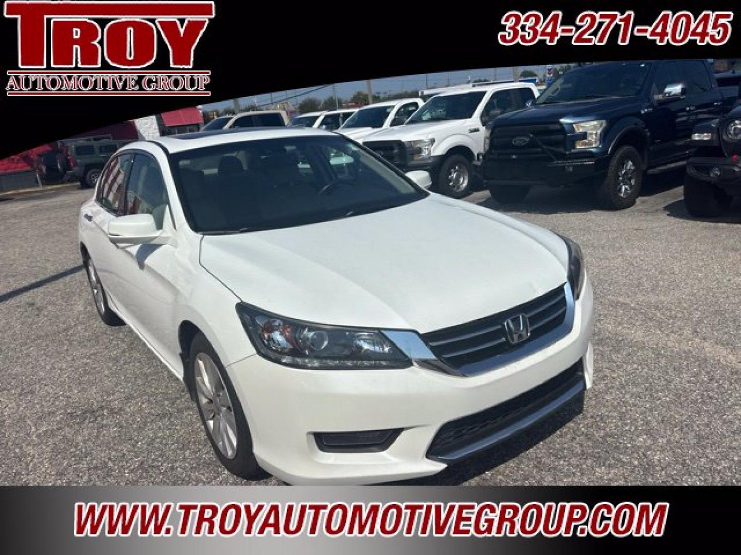 2014 White Orchid Pearl /Parchment Honda Accord EX-L (1HGCR3F89EA) with an 3.5L V6 SOHC i-VTEC 24V engine, Automatic transmission, located at 6812 Atlanta Hwy, Montgomery, AL, 36117, (334) 271-4045, 32.382118, -86.178673 - 1-Owner!!<br>Sunroof!!<br>2-Master Remote Entry Keys!!<br>V6!!- Photo#12