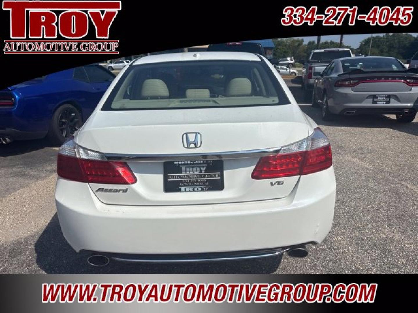 2014 White Orchid Pearl /Parchment Honda Accord EX-L (1HGCR3F89EA) with an 3.5L V6 SOHC i-VTEC 24V engine, Automatic transmission, located at 6812 Atlanta Hwy, Montgomery, AL, 36117, (334) 271-4045, 32.382118, -86.178673 - 1-Owner!!<br>Sunroof!!<br>2-Master Remote Entry Keys!!<br>V6!!- Photo#44