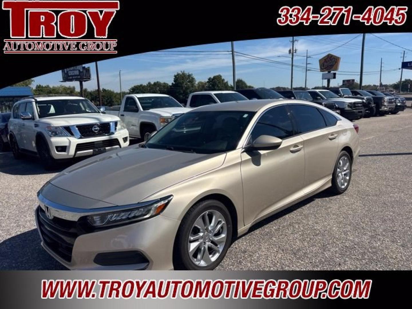 2019 Champagne Frost Pearl /Gray Honda Accord LX (1HGCV1F18KA) with an 1.5T I4 DOHC 16V Turbocharged VTEC engine, CVT transmission, located at 6812 Atlanta Hwy, Montgomery, AL, 36117, (334) 271-4045, 32.382118, -86.178673 - Recent Arrival! Priced below KBB Fair Purchase Price!<br><br>Champagne Frost Pearl 2019 Honda Accord LX FWD 1.5T I4 DOHC 16V Turbocharged VTEC CVT<br><br>Financing Available---Top Value for Trades.<br><br>30/38 City/Highway MPG<br><br><br>Awards:<br> * JD Power Automotive Performance, Execution and- Photo#4